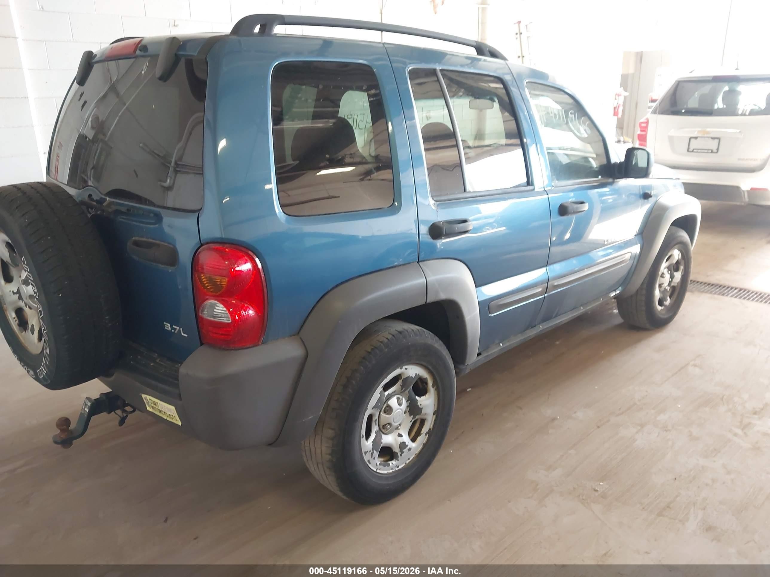 2003 Jeep Liberty Sport Blue vin: 1J4GL48KX3W615878