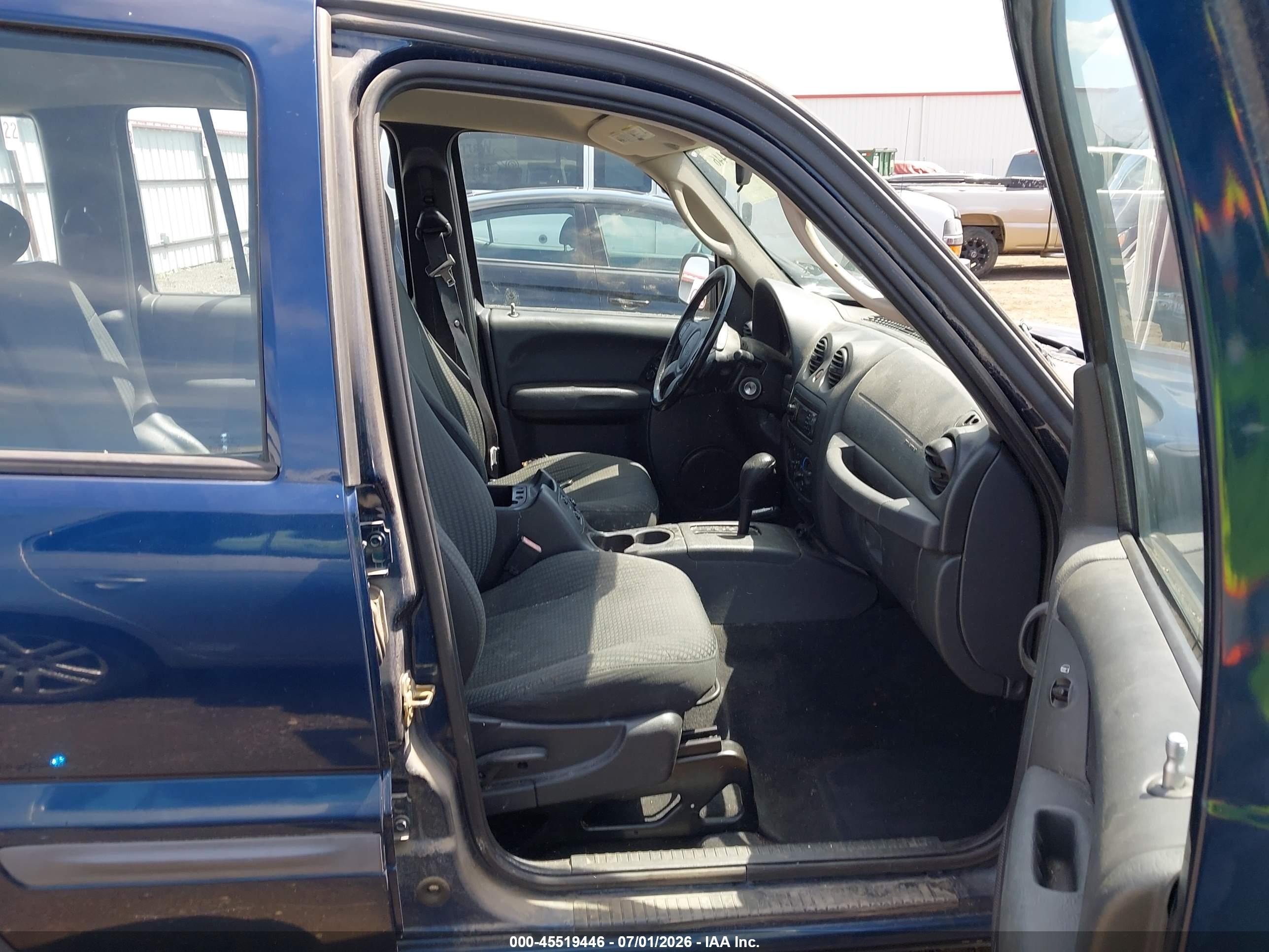 2004 Jeep Liberty Sport Синий vin: 1J4GL48KX4W110022