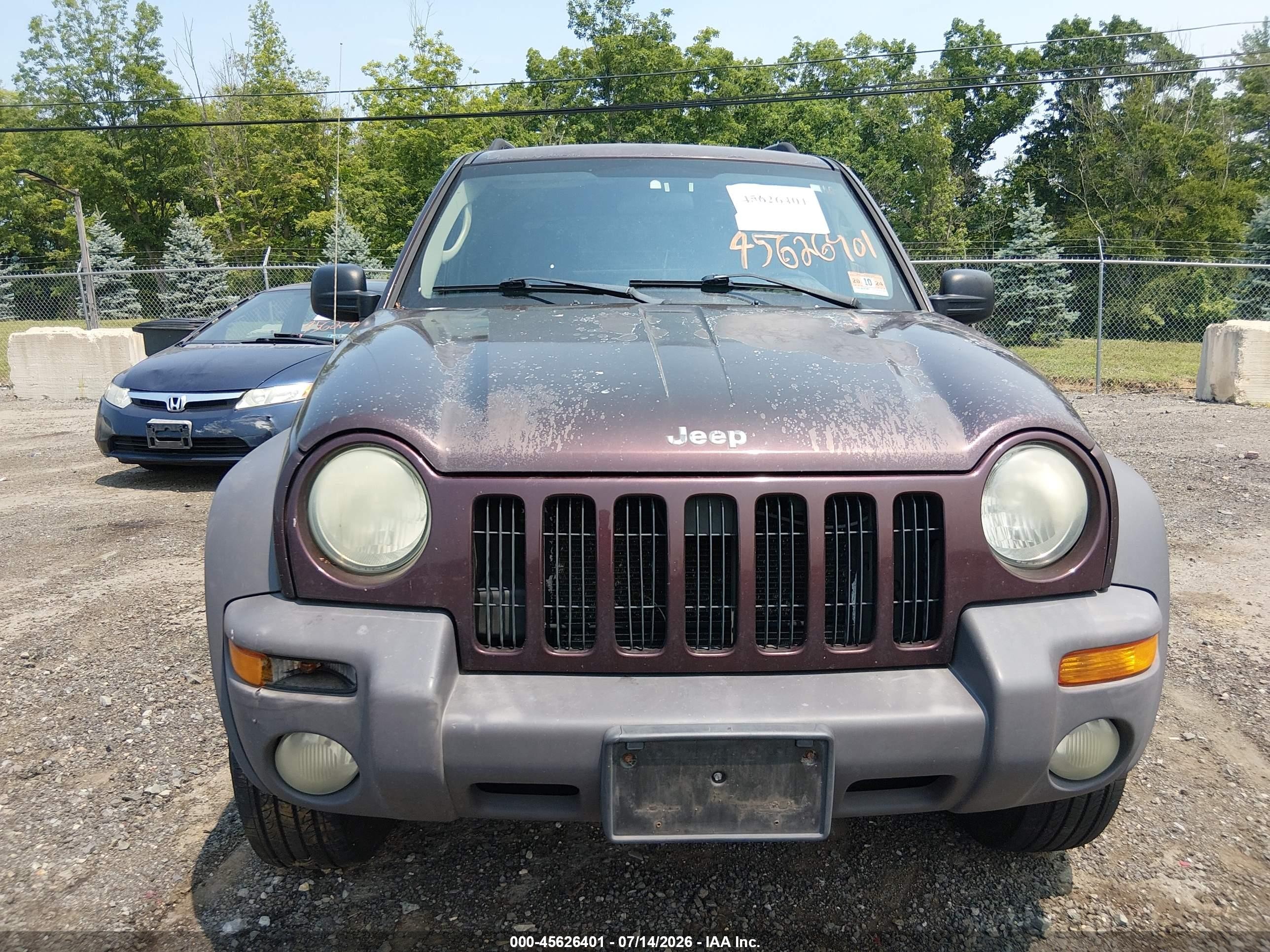 2004 Jeep Liberty Sport Red vin: 1J4GL48KX4W159687