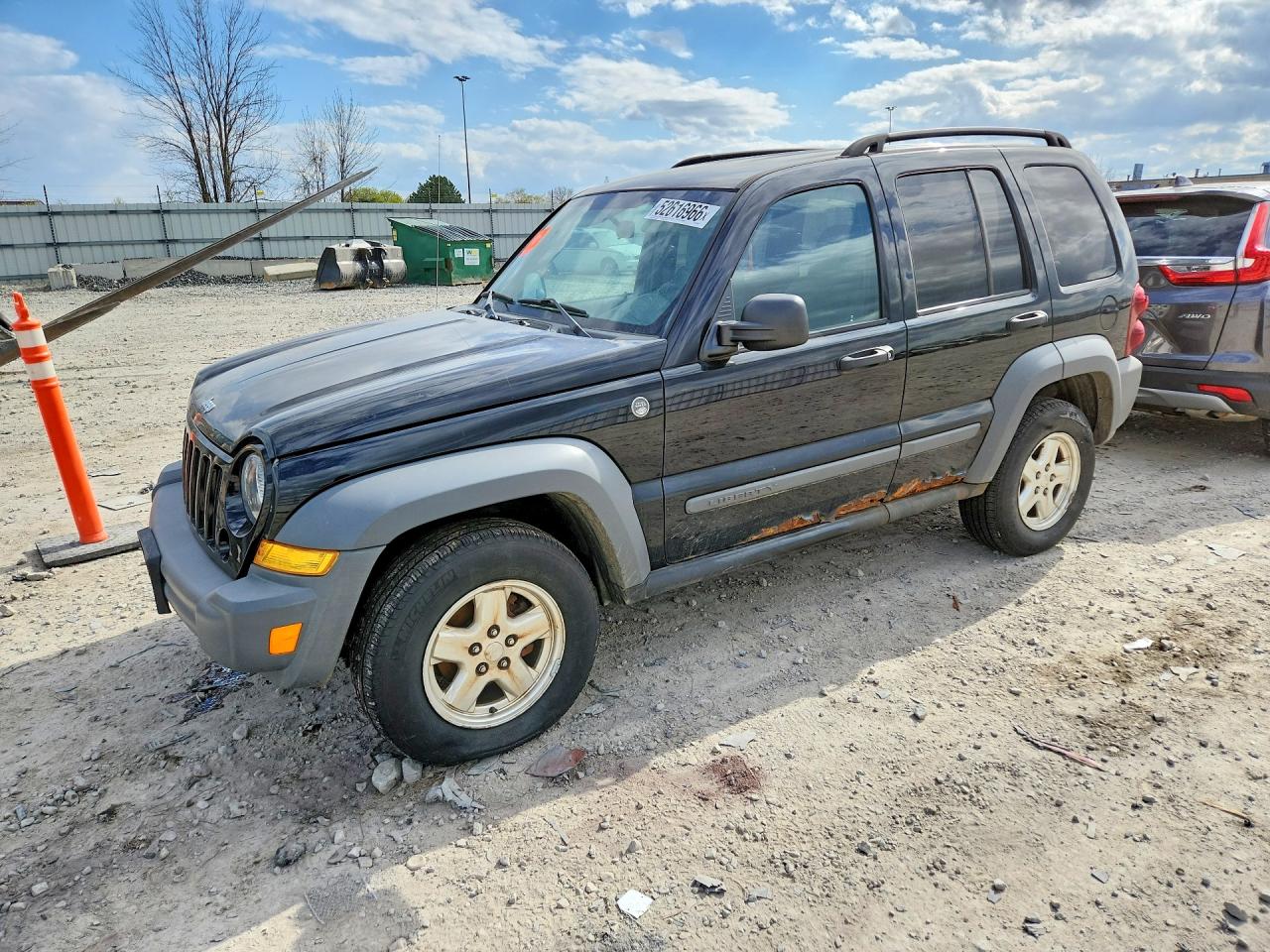 2005 Jeep Liberty Sport Black vin: 1J4GL48KX5W584229