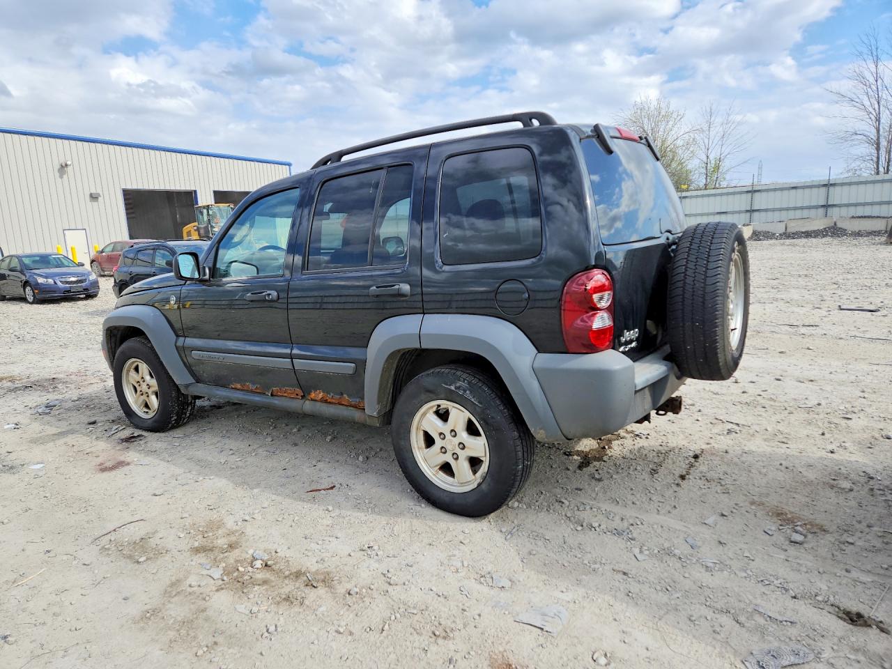 2005 Jeep Liberty Sport Black vin: 1J4GL48KX5W584229
