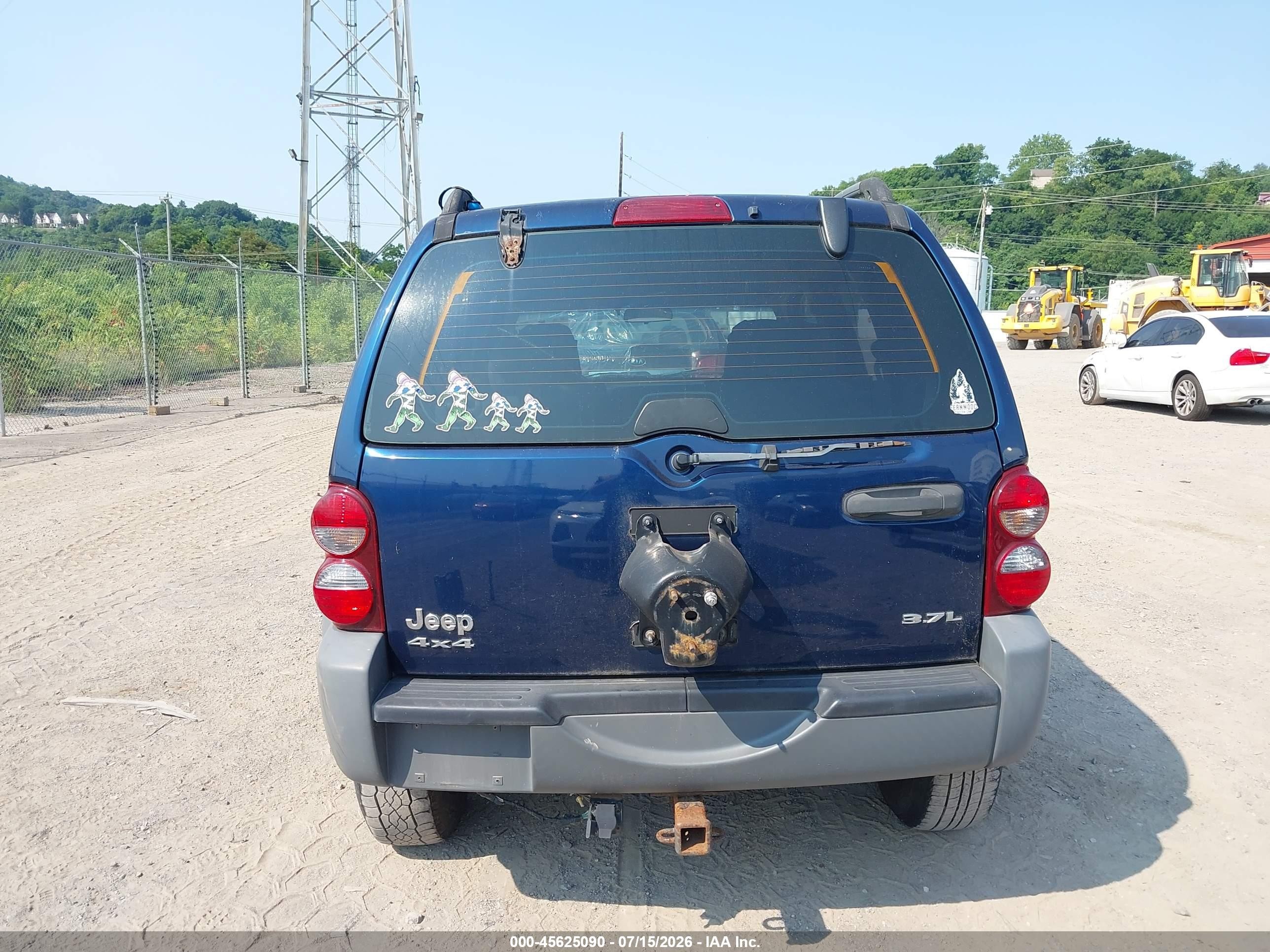 2005 Jeep Liberty Sport Синий vin: 1J4GL48KX5W654764