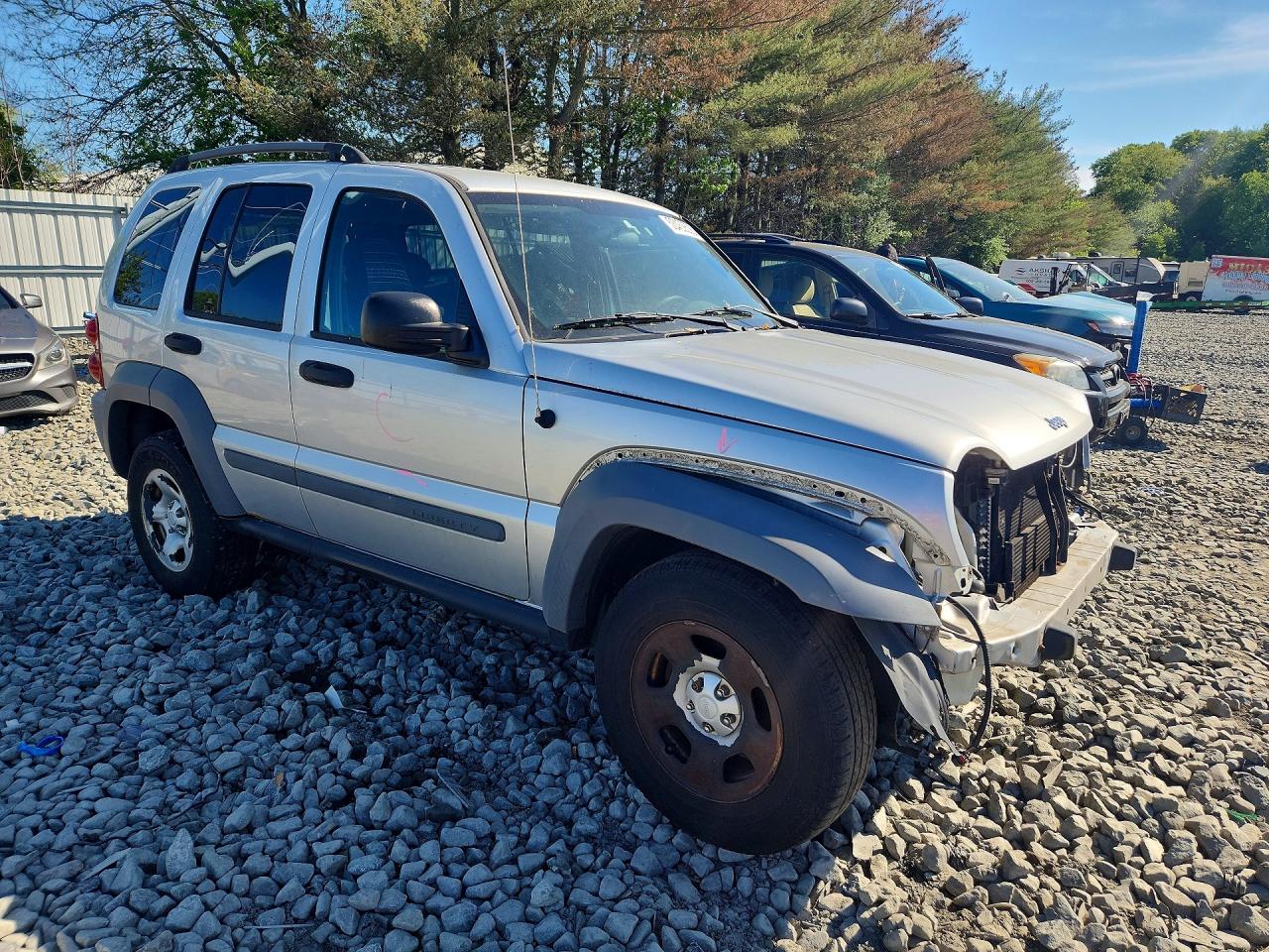 2006 Jeep Liberty Sport Gray vin: 1J4GL48KX6W115322