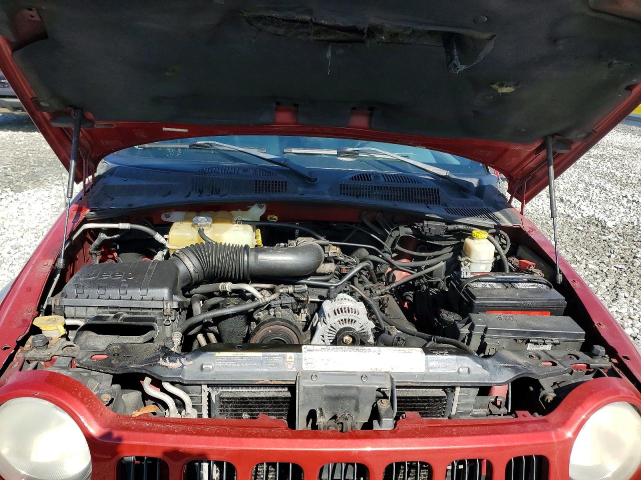 2006 Jeep Liberty Sport Red vin: 1J4GL48KX6W126269
