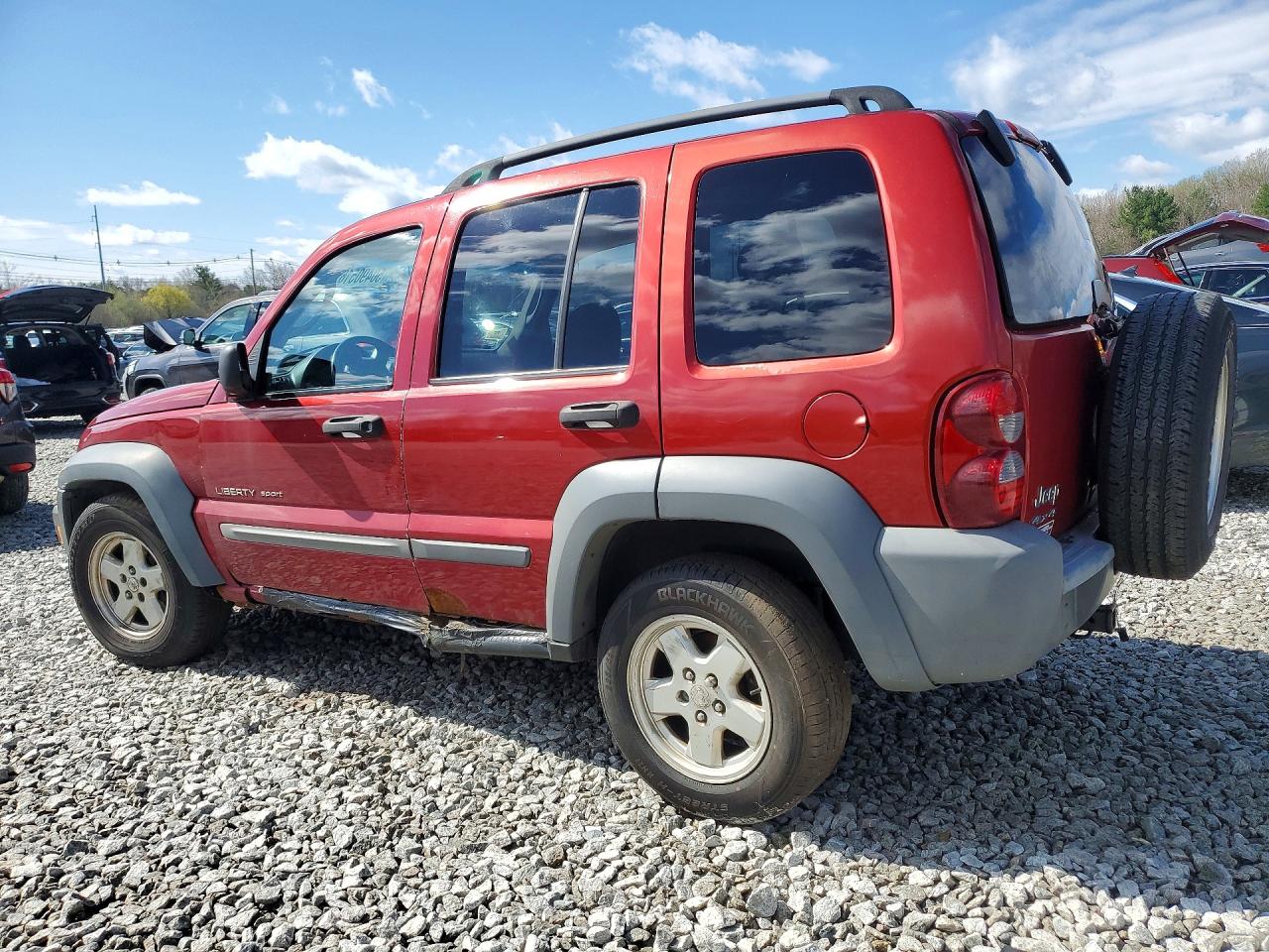 2006 Jeep Liberty Sport Red vin: 1J4GL48KX6W126269