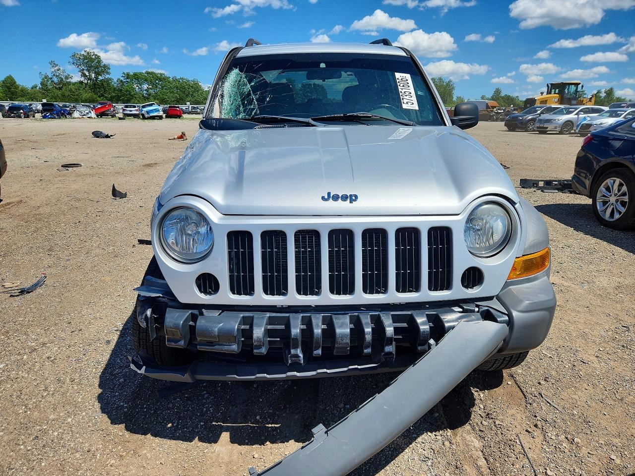 2006 Jeep Liberty Sport Серебряный vin: 1J4GL48KX6W126532