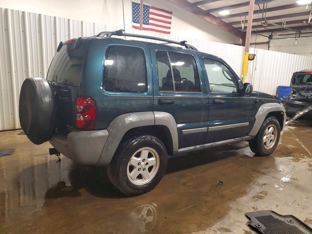 2006 Jeep Liberty Sport Зеленый vin: 1J4GL48KX6W154556