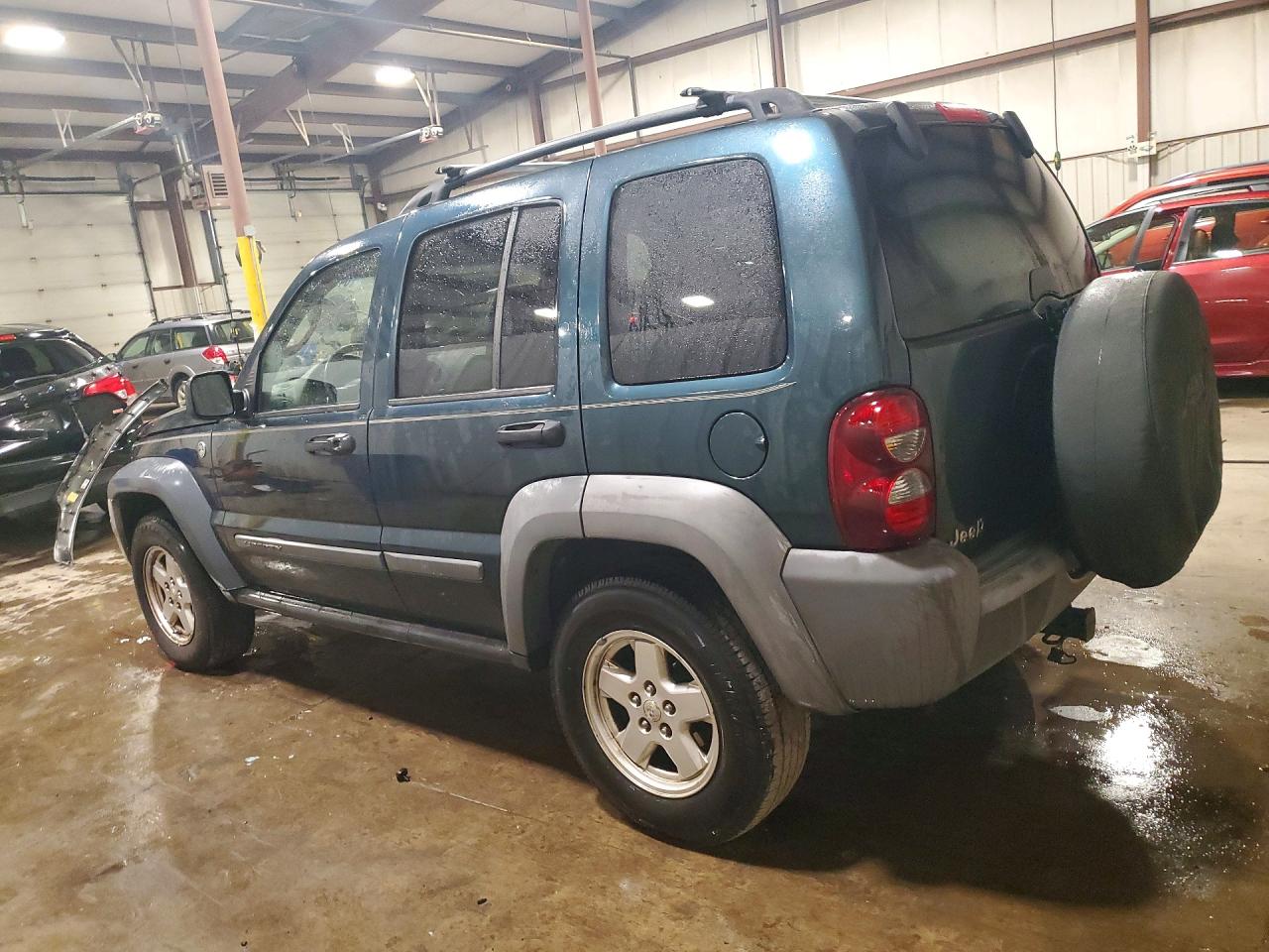 2006 Jeep Liberty Sport Зеленый vin: 1J4GL48KX6W154556