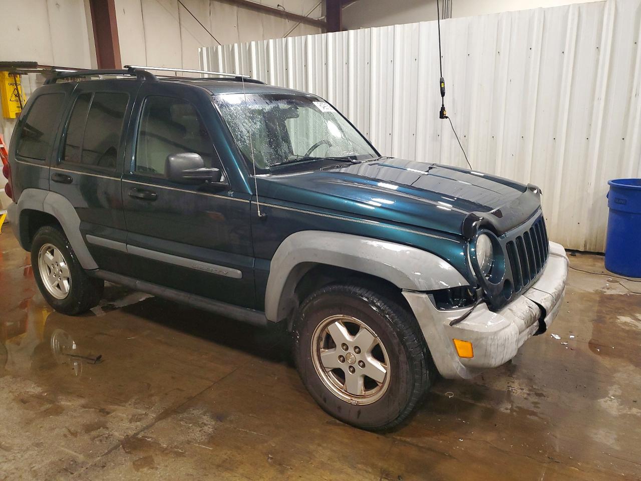2006 Jeep Liberty Sport Зеленый vin: 1J4GL48KX6W154556