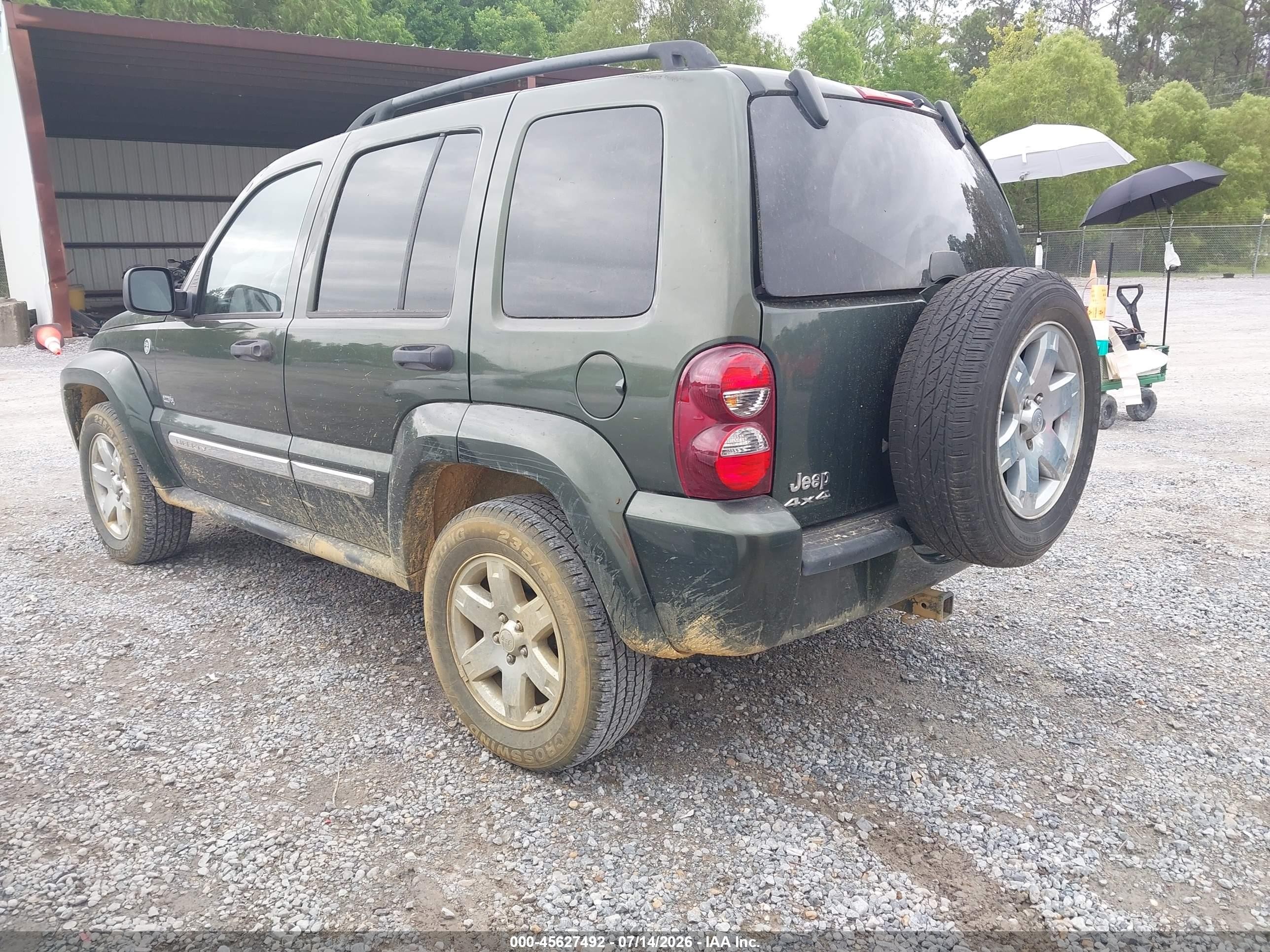 2006 Jeep Liberty Sport Зеленый vin: 1J4GL48KX6W214092