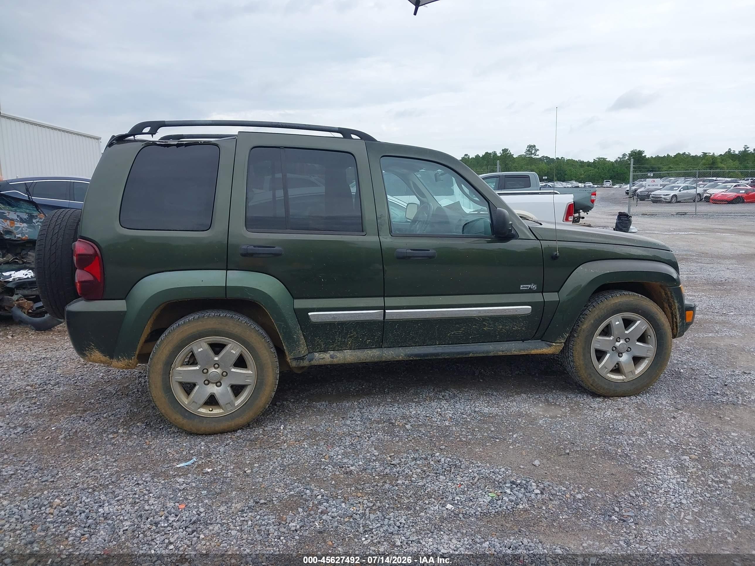 2006 Jeep Liberty Sport Зеленый vin: 1J4GL48KX6W214092