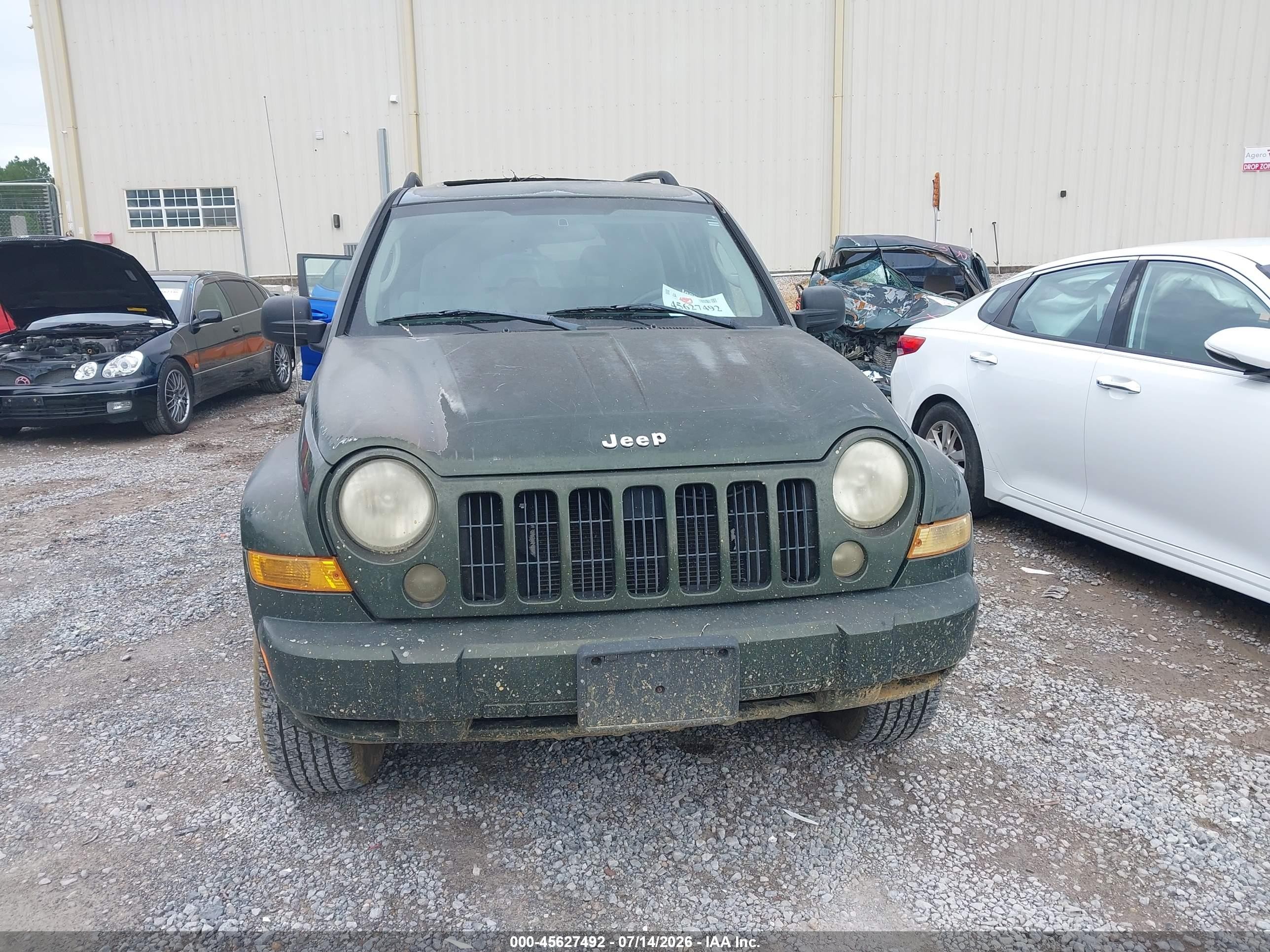 2006 Jeep Liberty Sport Зеленый vin: 1J4GL48KX6W214092