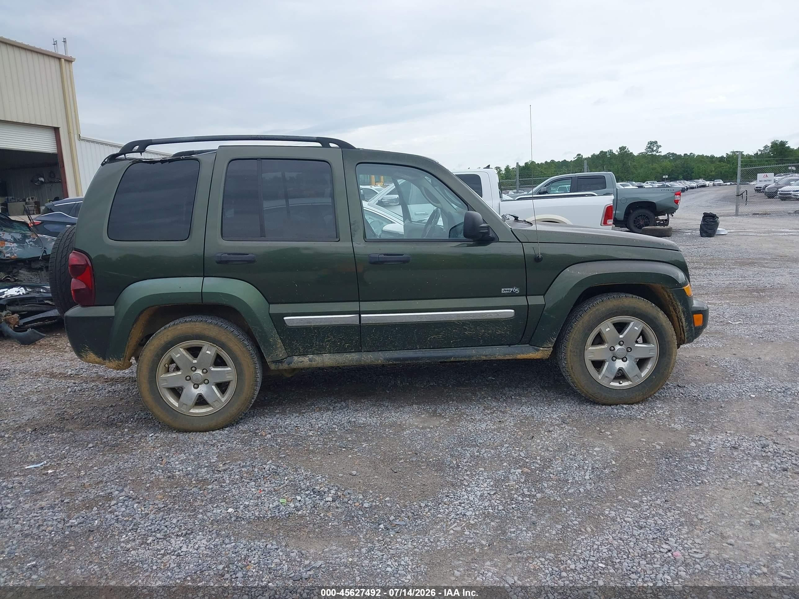 2006 Jeep Liberty Sport Зеленый vin: 1J4GL48KX6W214092