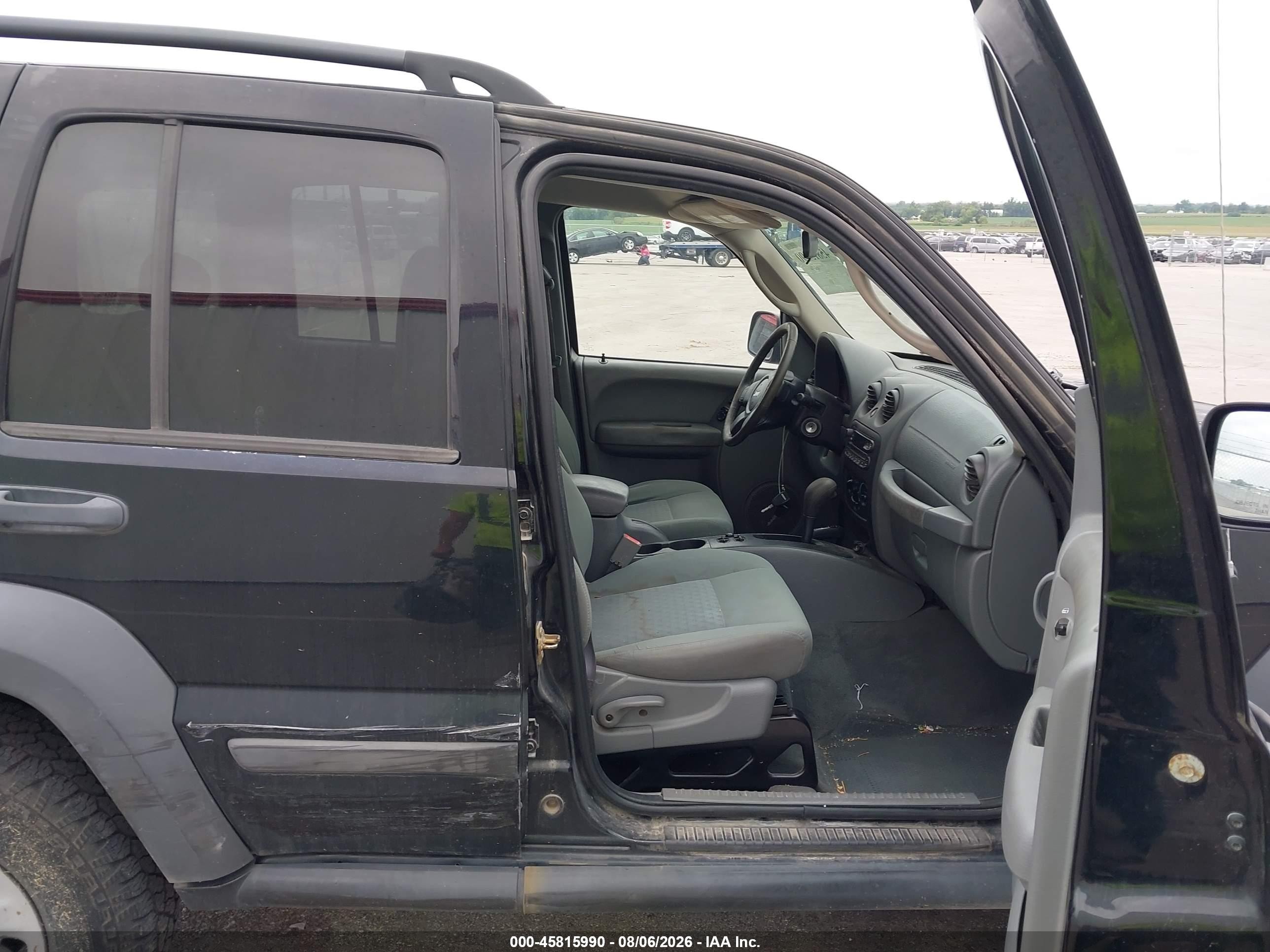2006 Jeep Liberty Sport Black vin: 1J4GL48KX6W248369