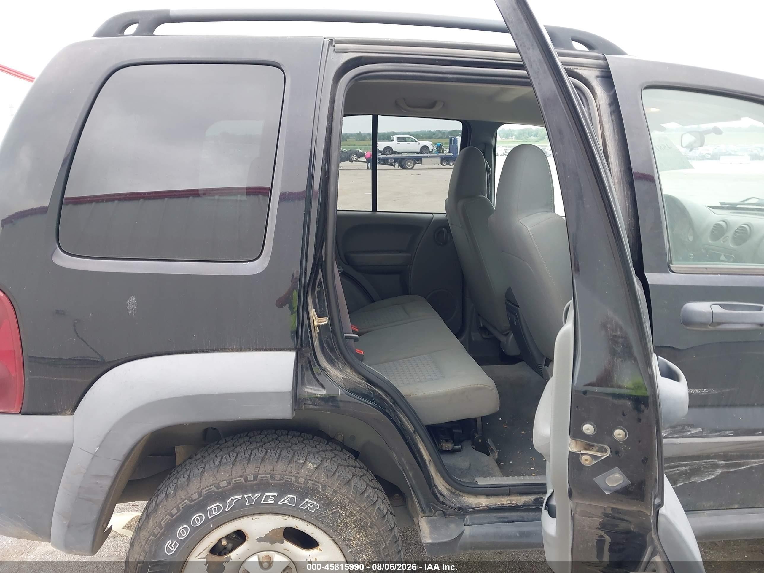 2006 Jeep Liberty Sport Black vin: 1J4GL48KX6W248369