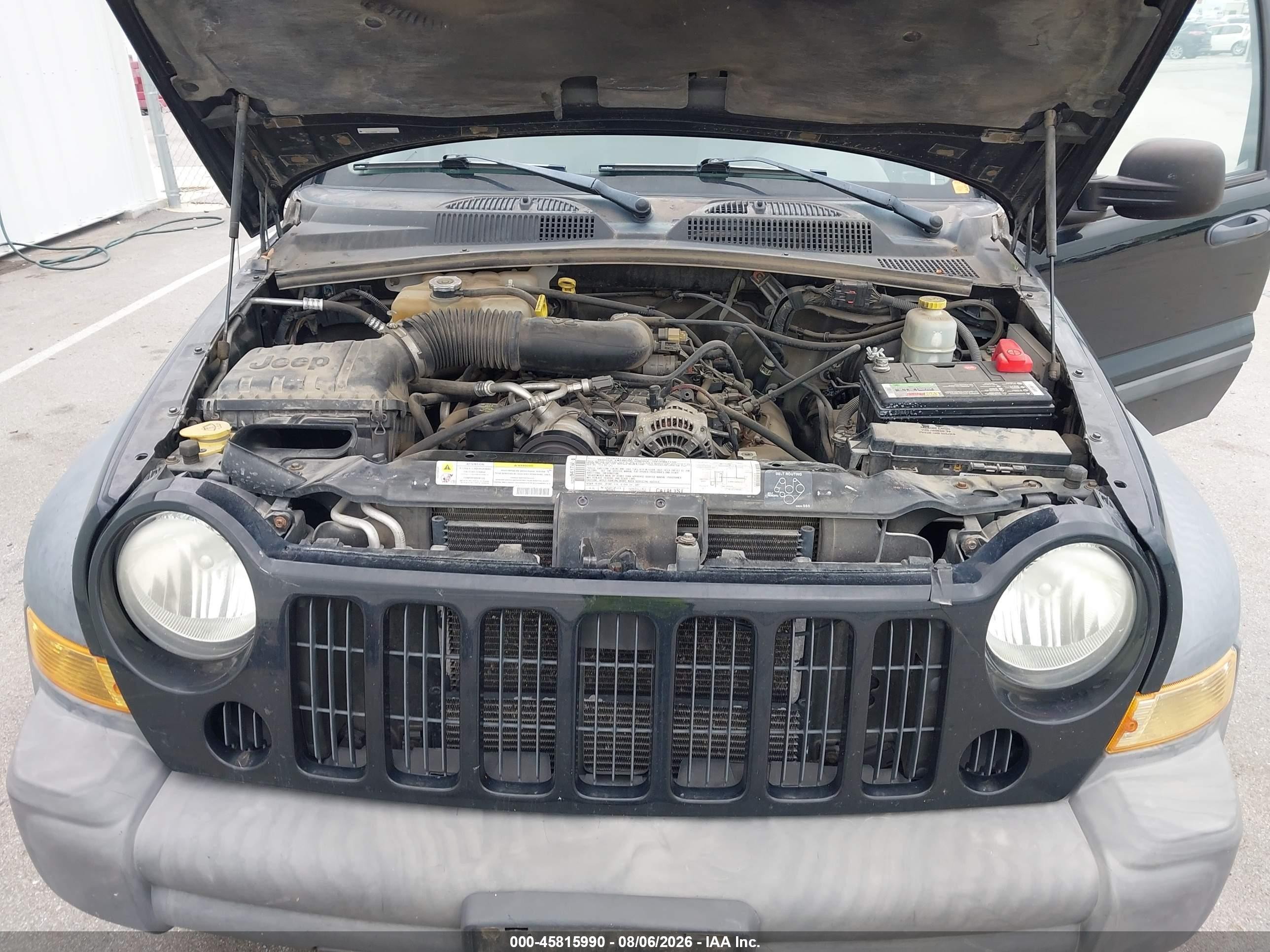 2006 Jeep Liberty Sport Black vin: 1J4GL48KX6W248369