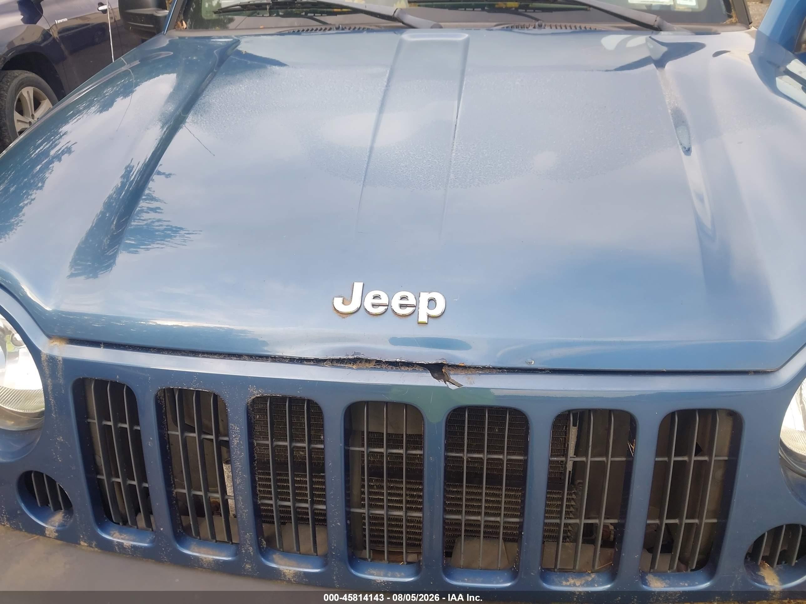 2006 Jeep Liberty Sport Blue vin: 1J4GL48KX6W257962