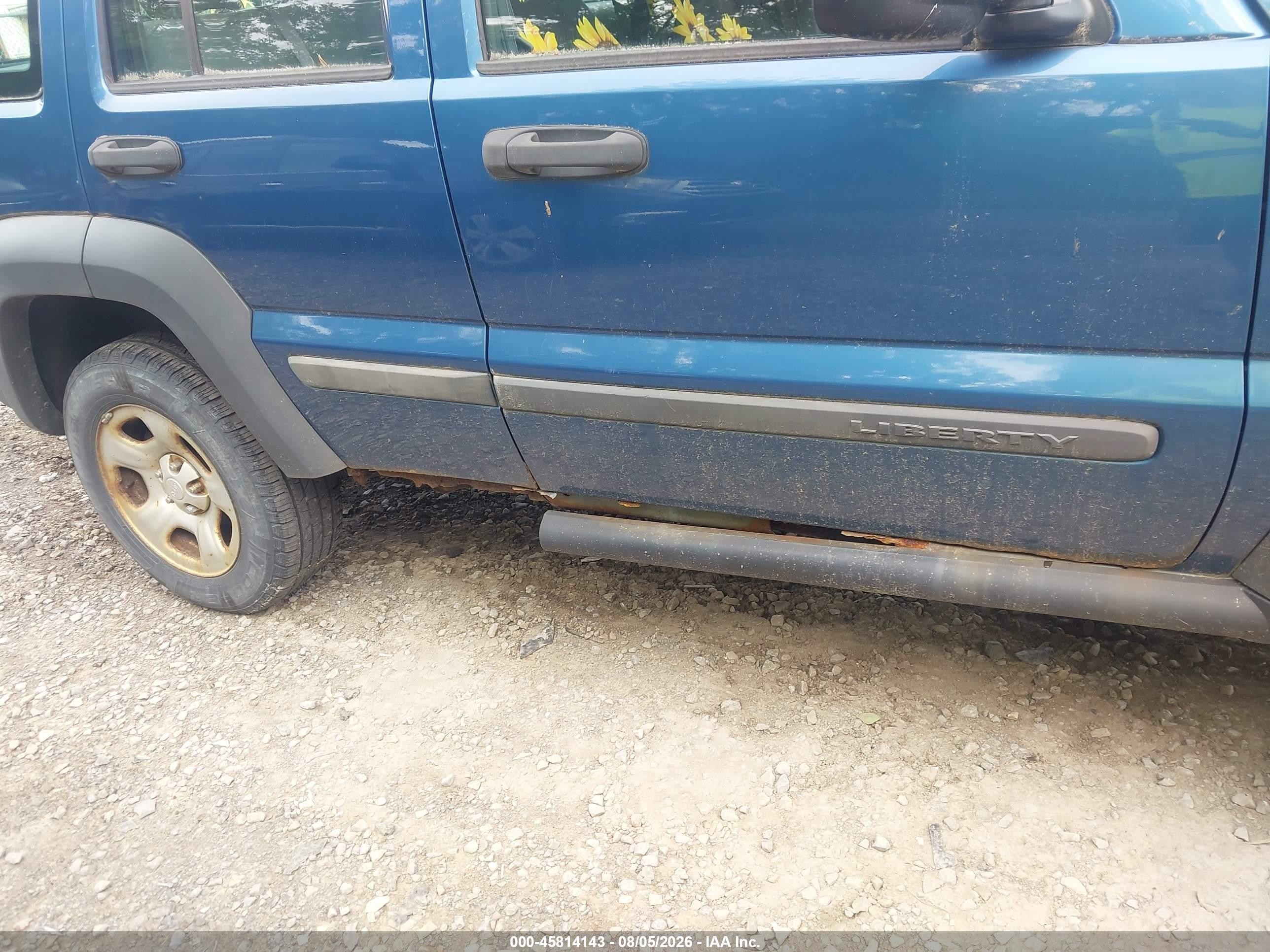 2006 Jeep Liberty Sport Blue vin: 1J4GL48KX6W257962