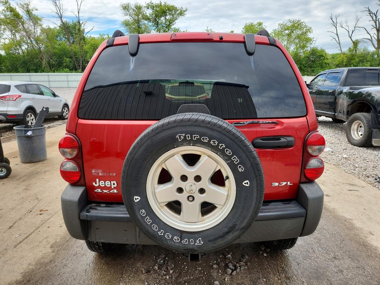 2006 Jeep Liberty Sport Red vin: 1J4GL48KX6W286555