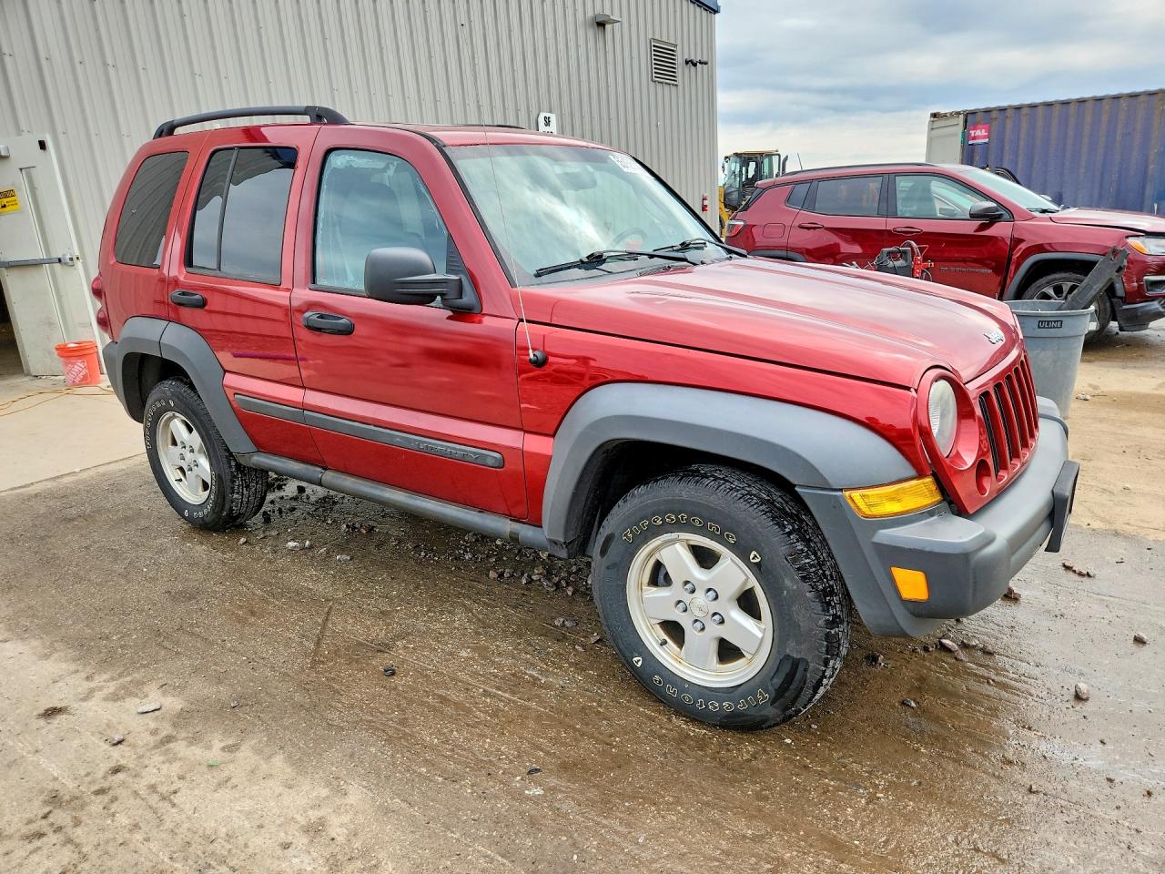 2006 Jeep Liberty Sport Red vin: 1J4GL48KX6W286555