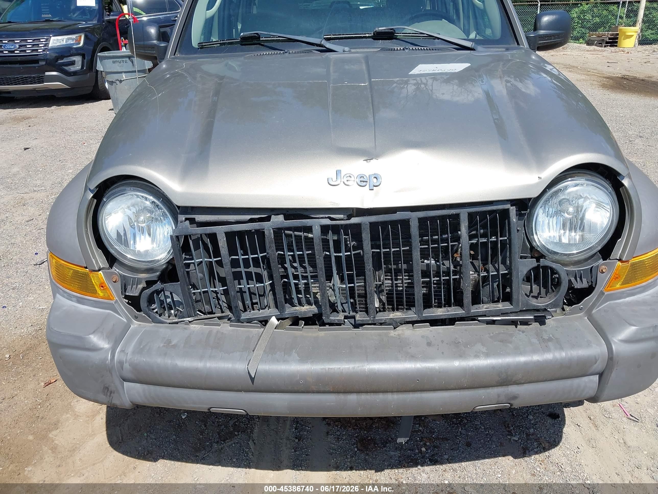 2007 Jeep Liberty Sport Tan vin: 1J4GL48KX7W535258