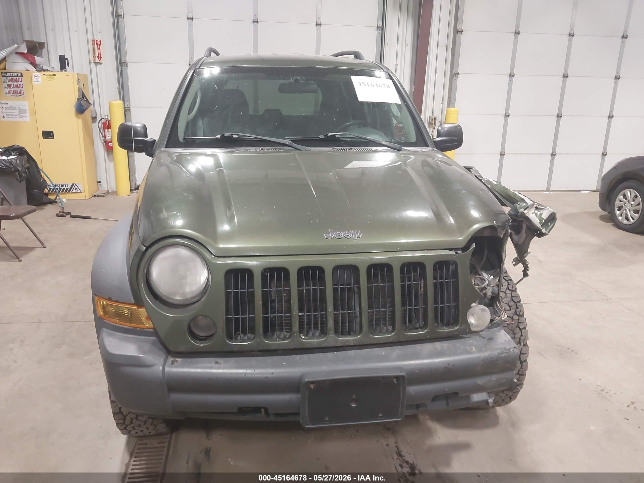 2007 Jeep Liberty Sport Green vin: 1J4GL48KX7W575694