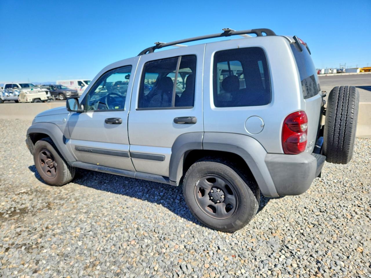 2007 Jeep Liberty Sport Silver vin: 1J4GL48KX7W603011