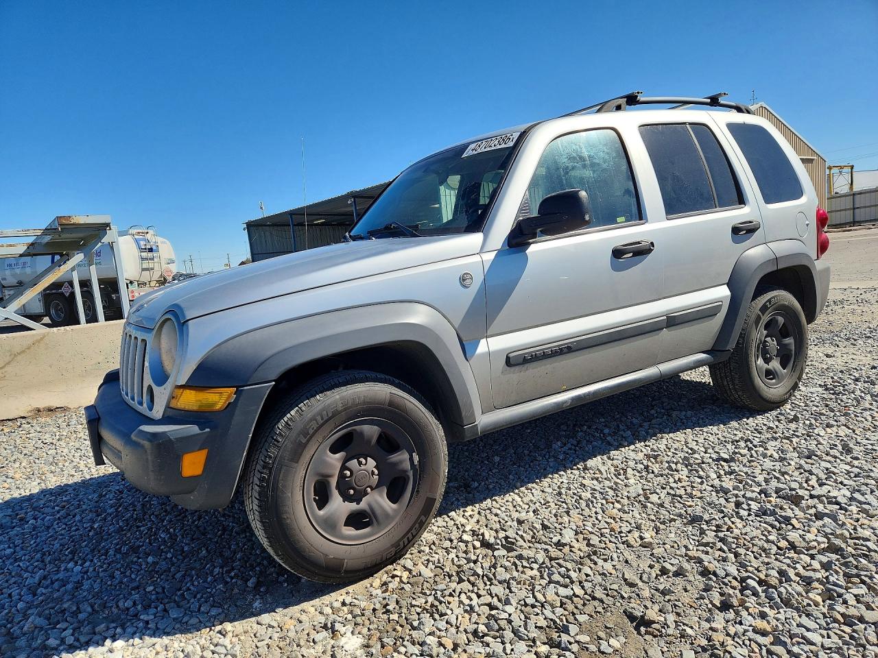 2007 Jeep Liberty Sport Серебряный vin: 1J4GL48KX7W603011