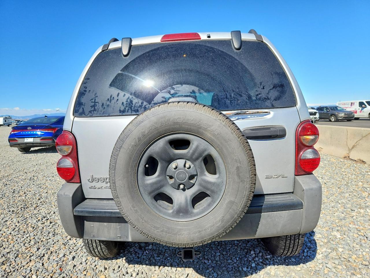 2007 Jeep Liberty Sport Silver vin: 1J4GL48KX7W603011