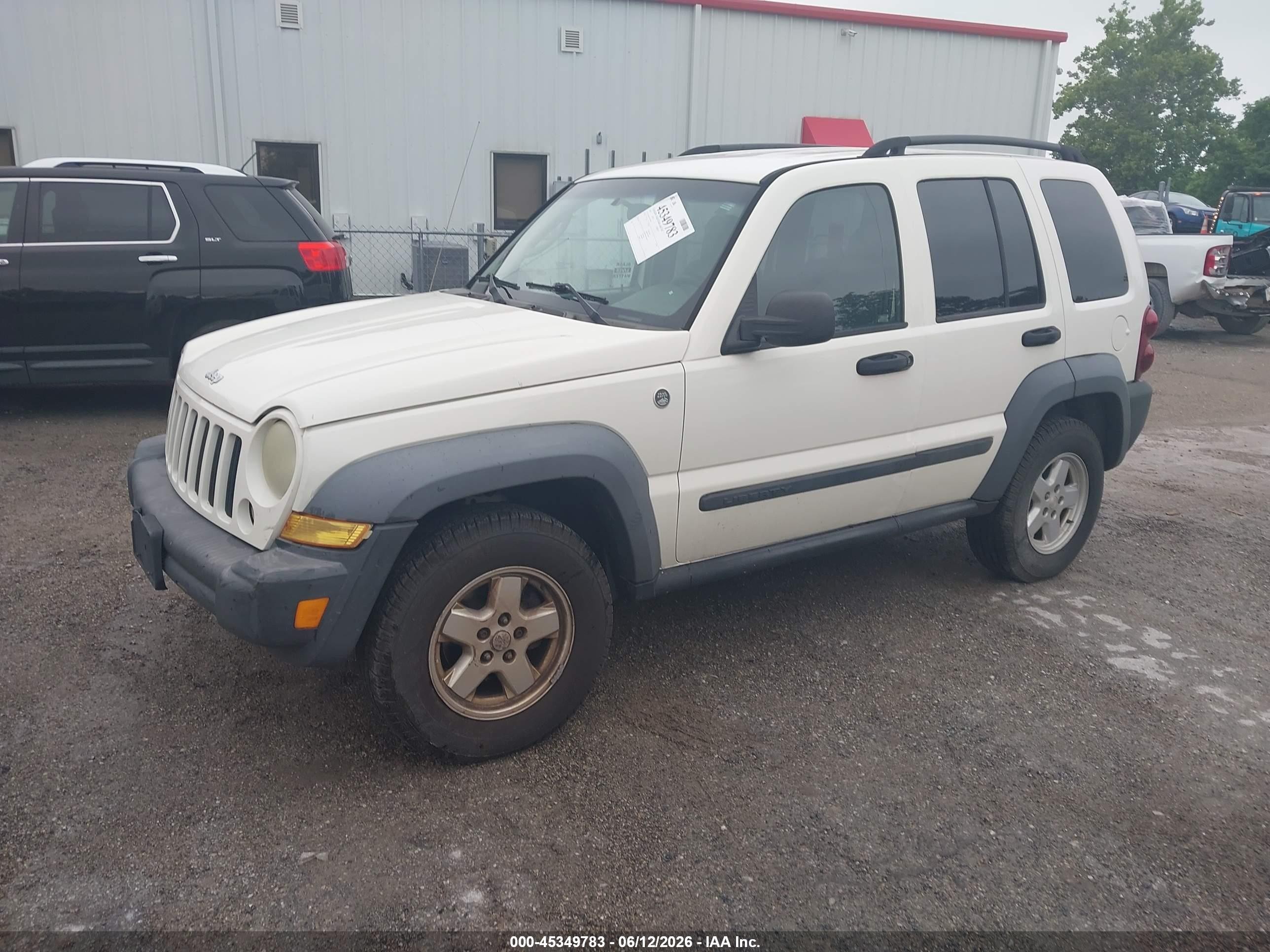 2007 Jeep Liberty Sport White vin: 1J4GL48KX7W612968