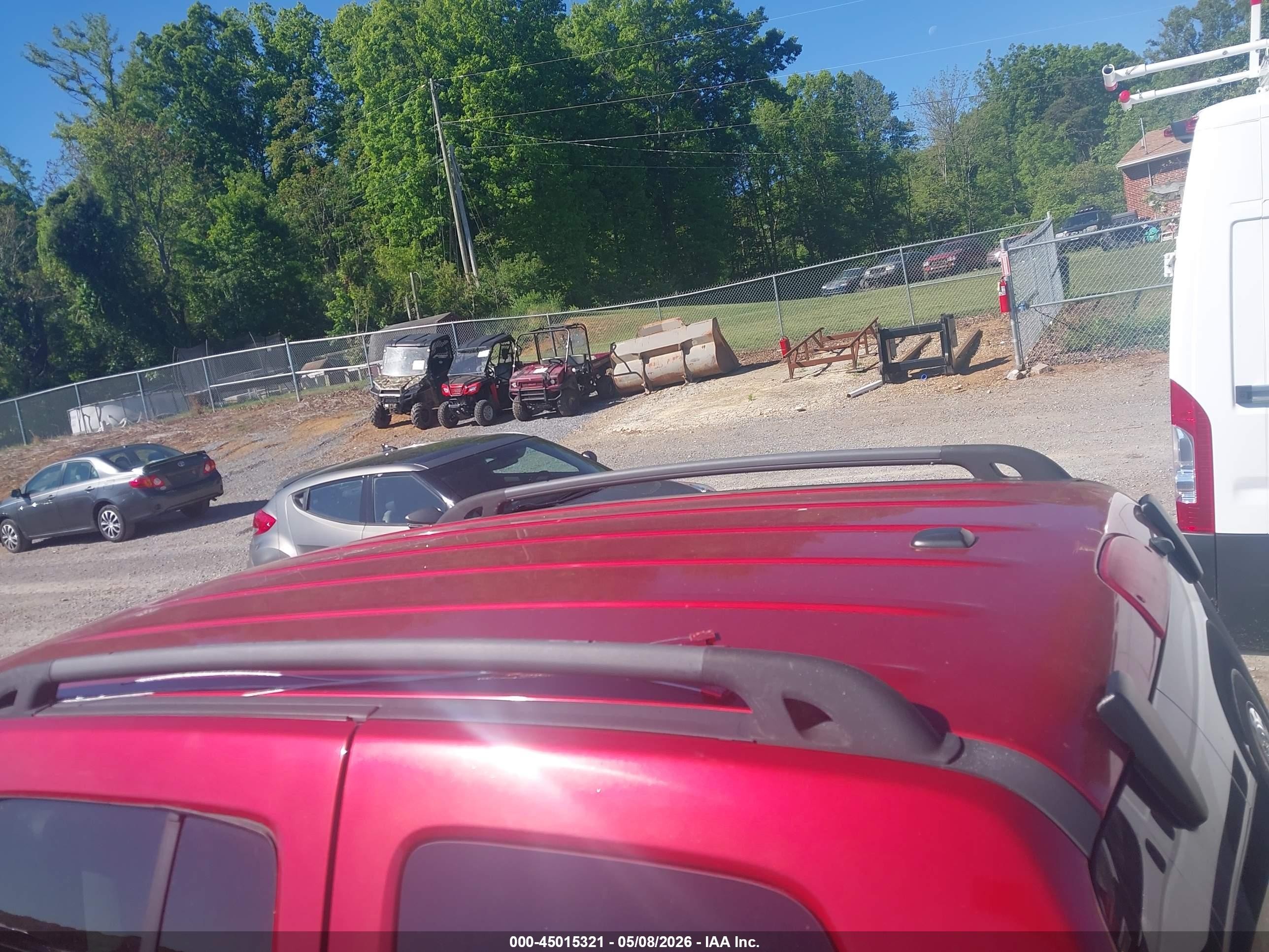 2007 Jeep Liberty Sport Red vin: 1J4GL48KX7W621380