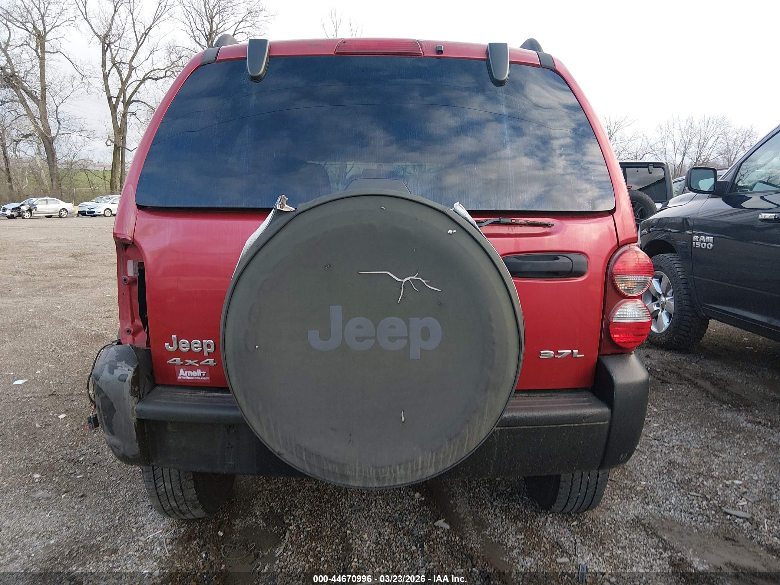 2007 Jeep Liberty Sport Красный vin: 1J4GL48KX7W699657