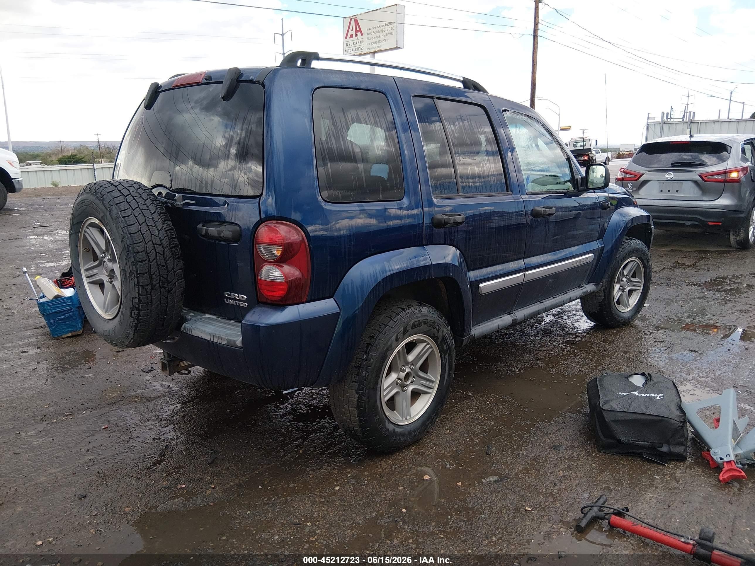 2005 Jeep Liberty Limited Edition Blue vin: 1J4GL58535W650216