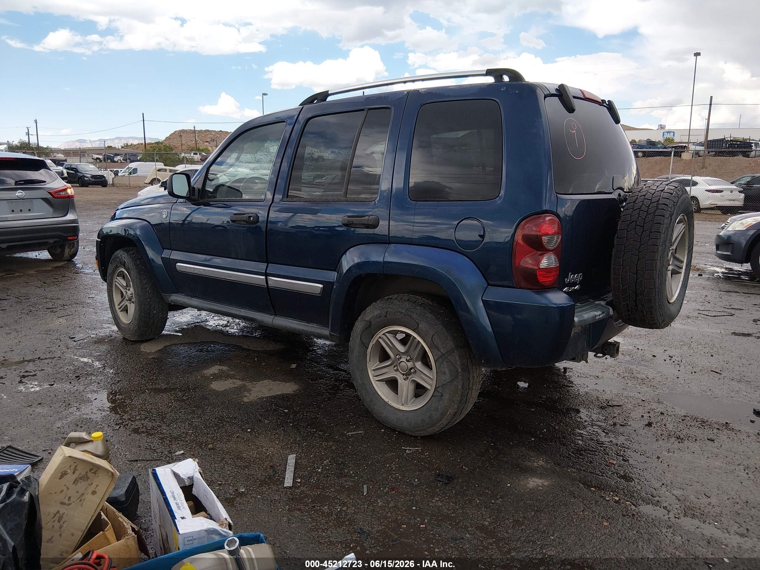 2005 Jeep Liberty Limited Edition Blue vin: 1J4GL58535W650216