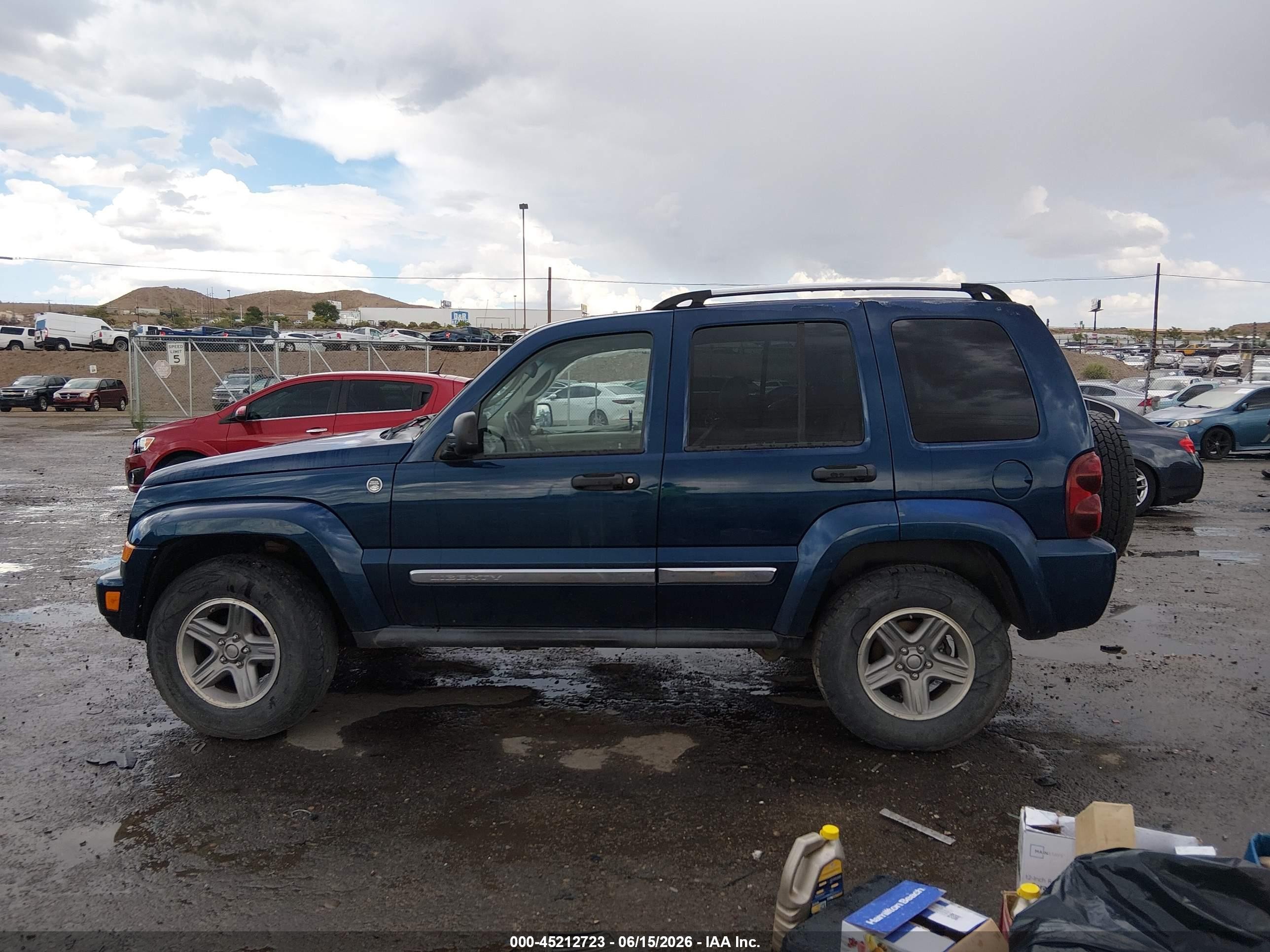 2005 Jeep Liberty Limited Edition Blue vin: 1J4GL58535W650216