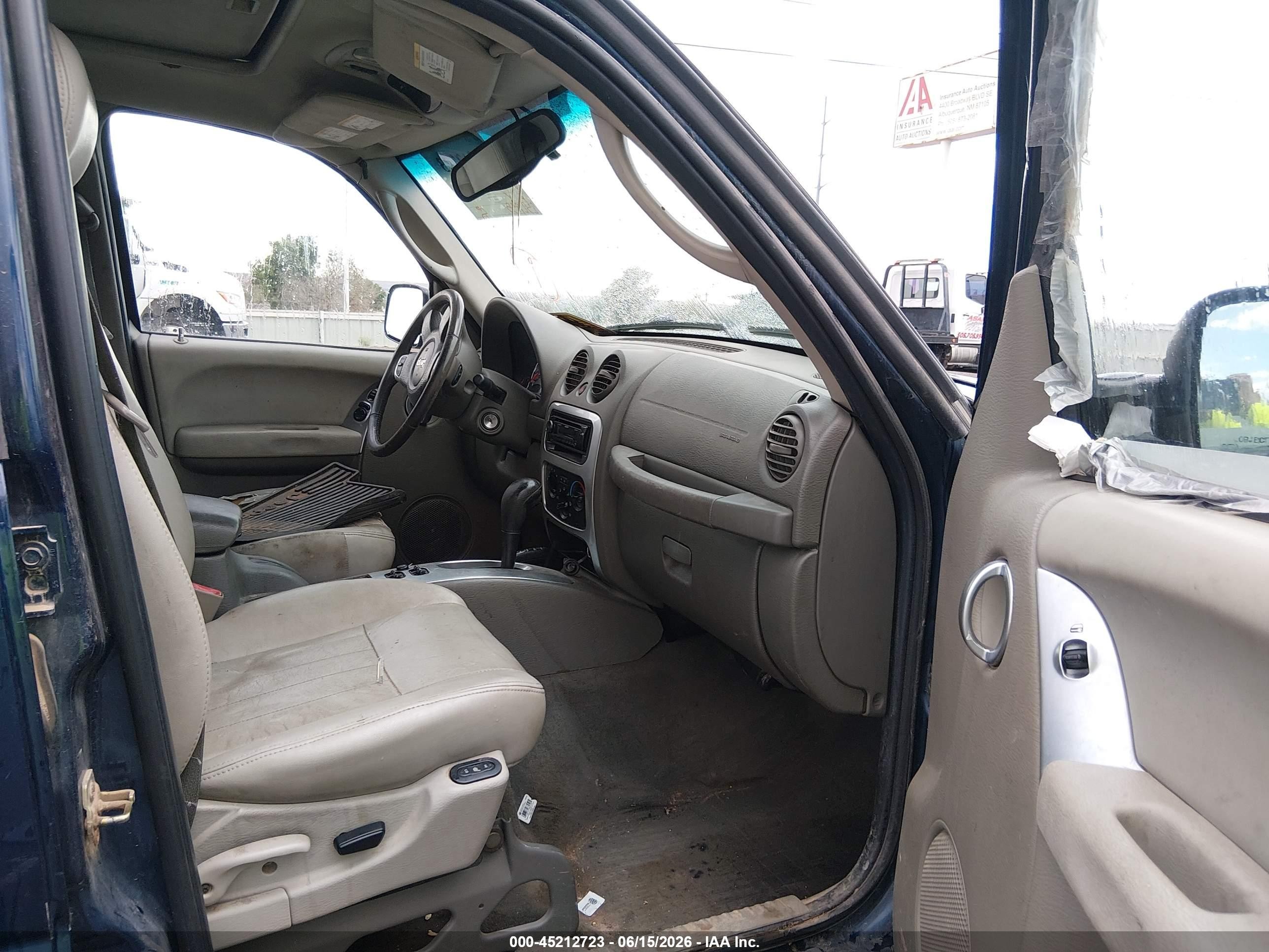 2005 Jeep Liberty Limited Edition Blue vin: 1J4GL58535W650216