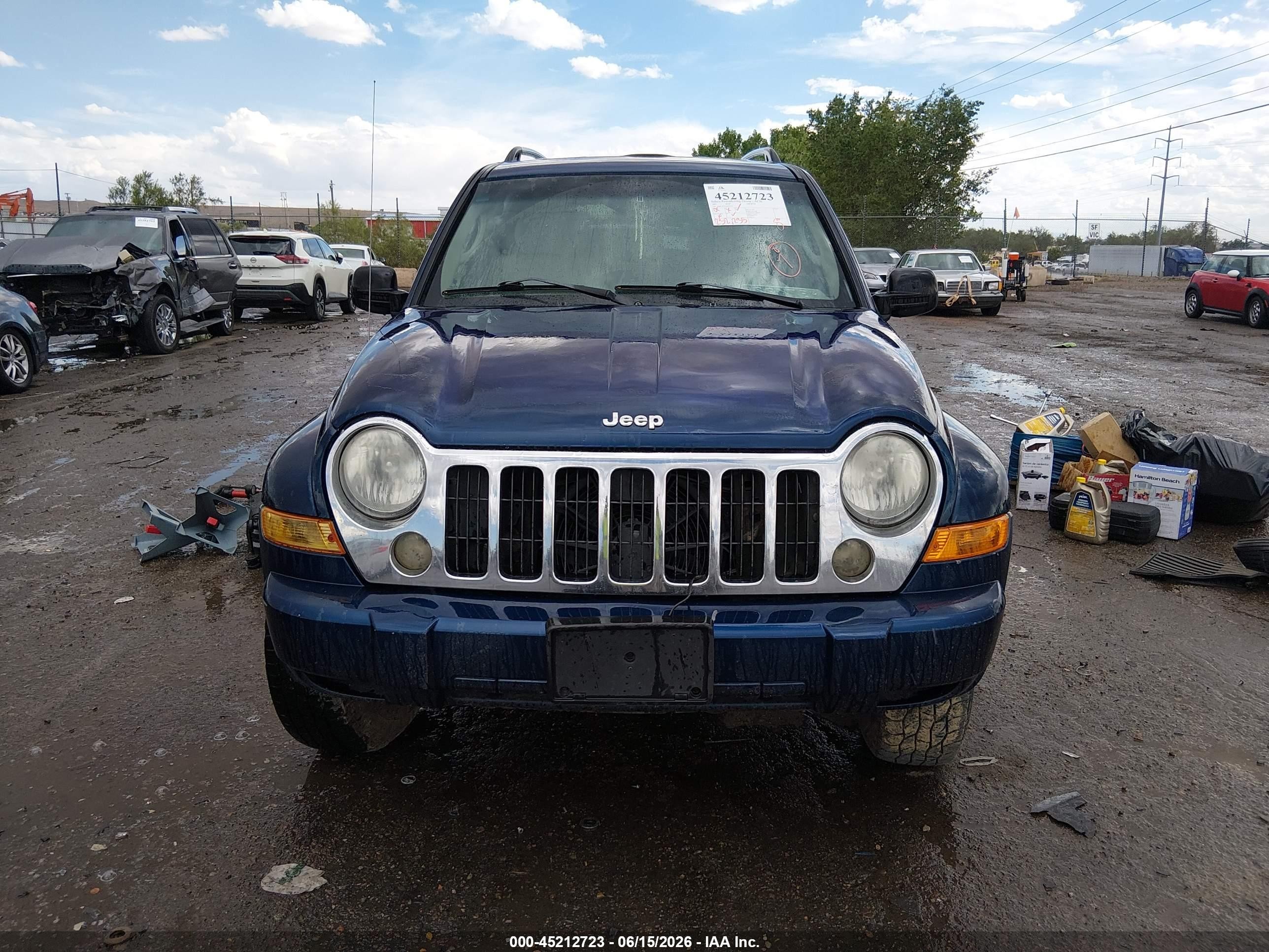2005 Jeep Liberty Limited Edition Blue vin: 1J4GL58535W650216
