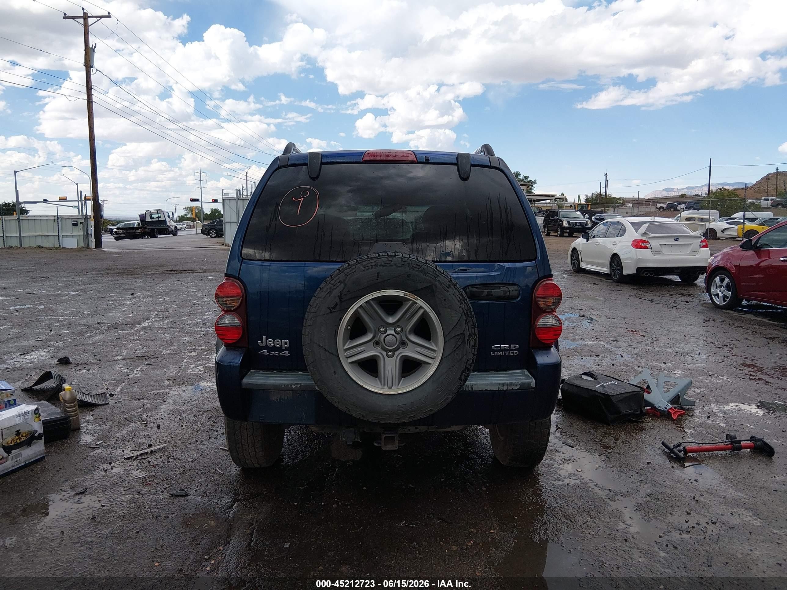 2005 Jeep Liberty Limited Edition Blue vin: 1J4GL58535W650216