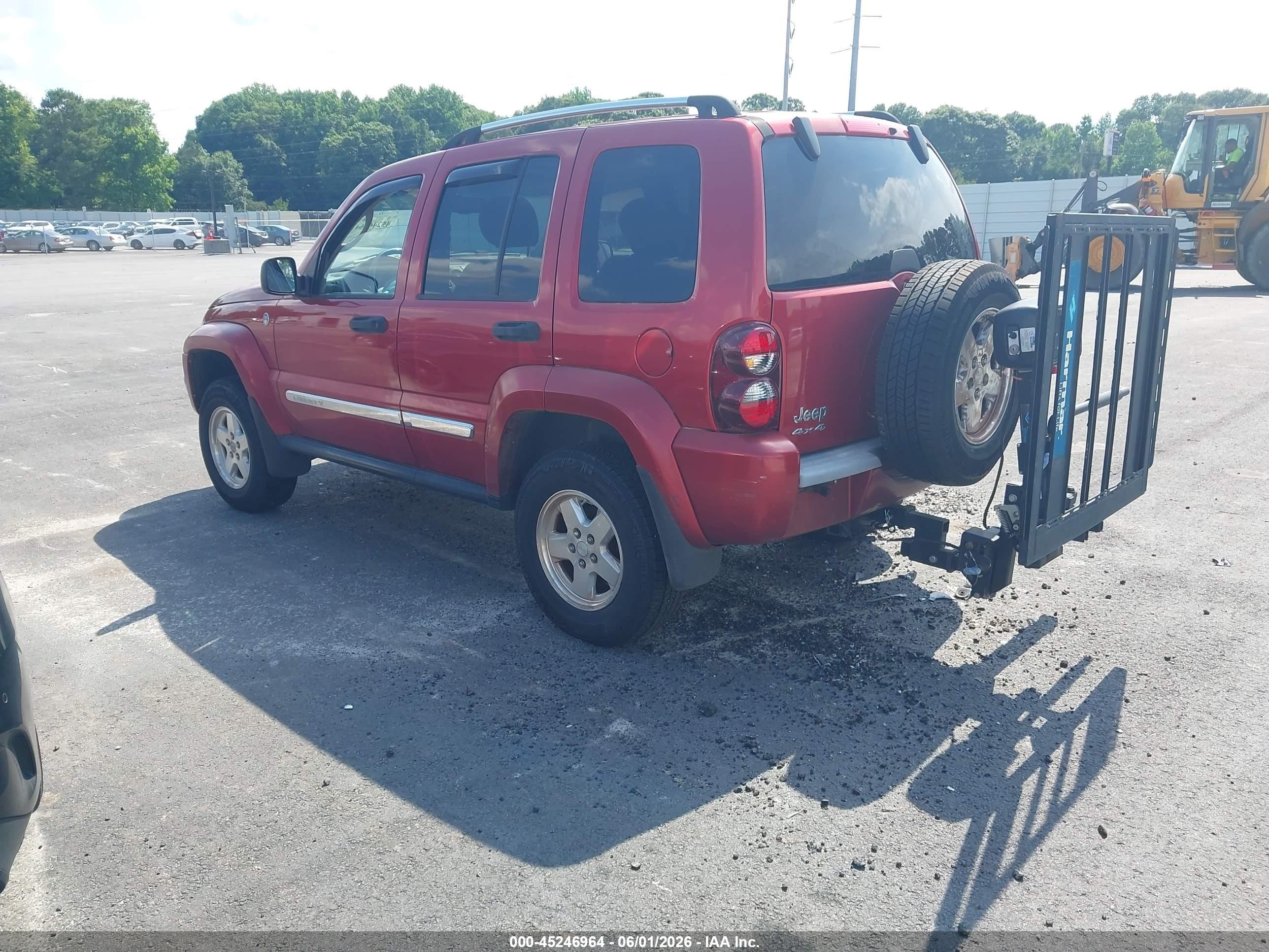 2006 Jeep Liberty Limited Edition Красный vin: 1J4GL58566W101613