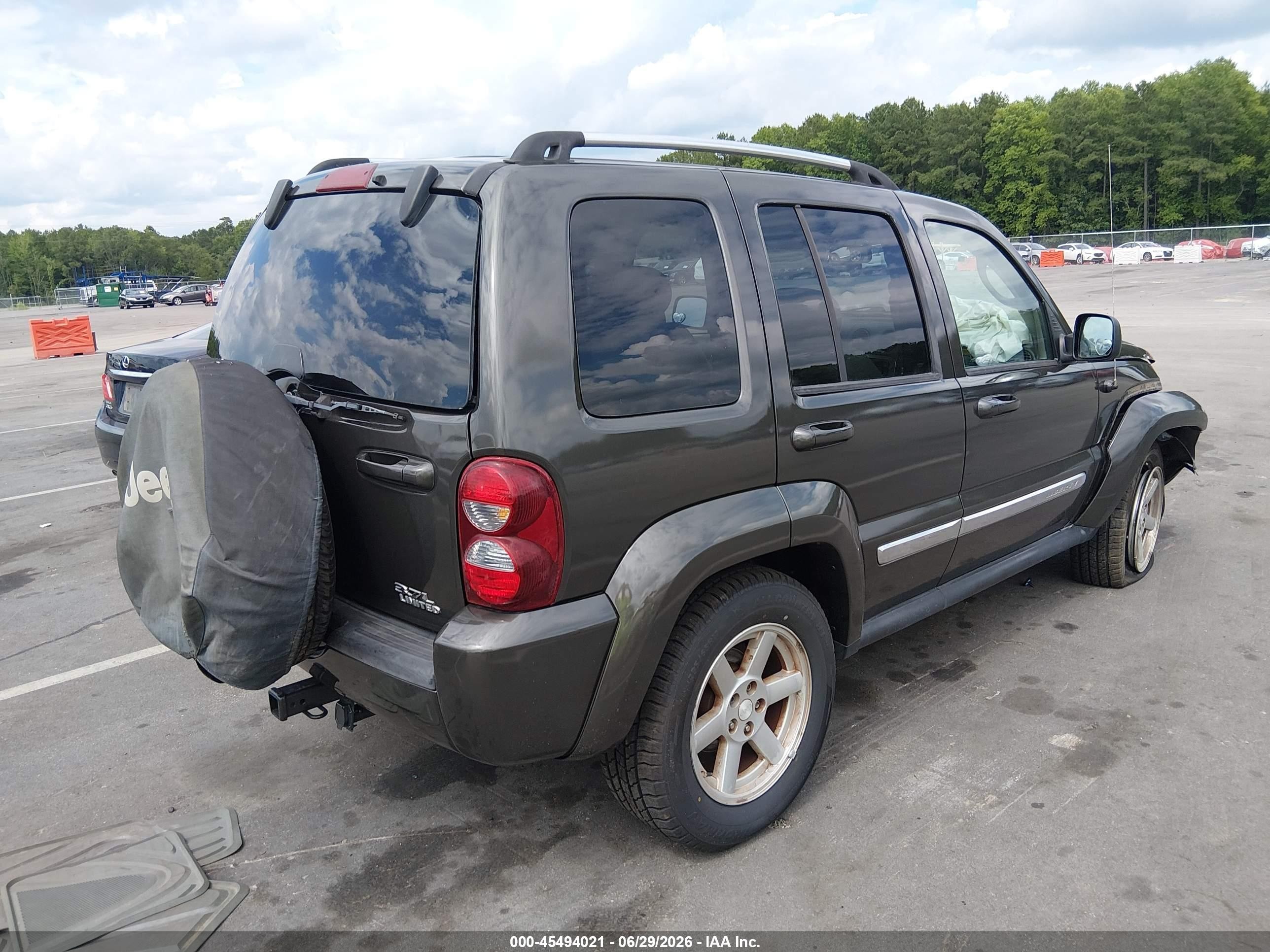 2005 Jeep Liberty Limited Edition Gray vin: 1J4GL58K05W516768