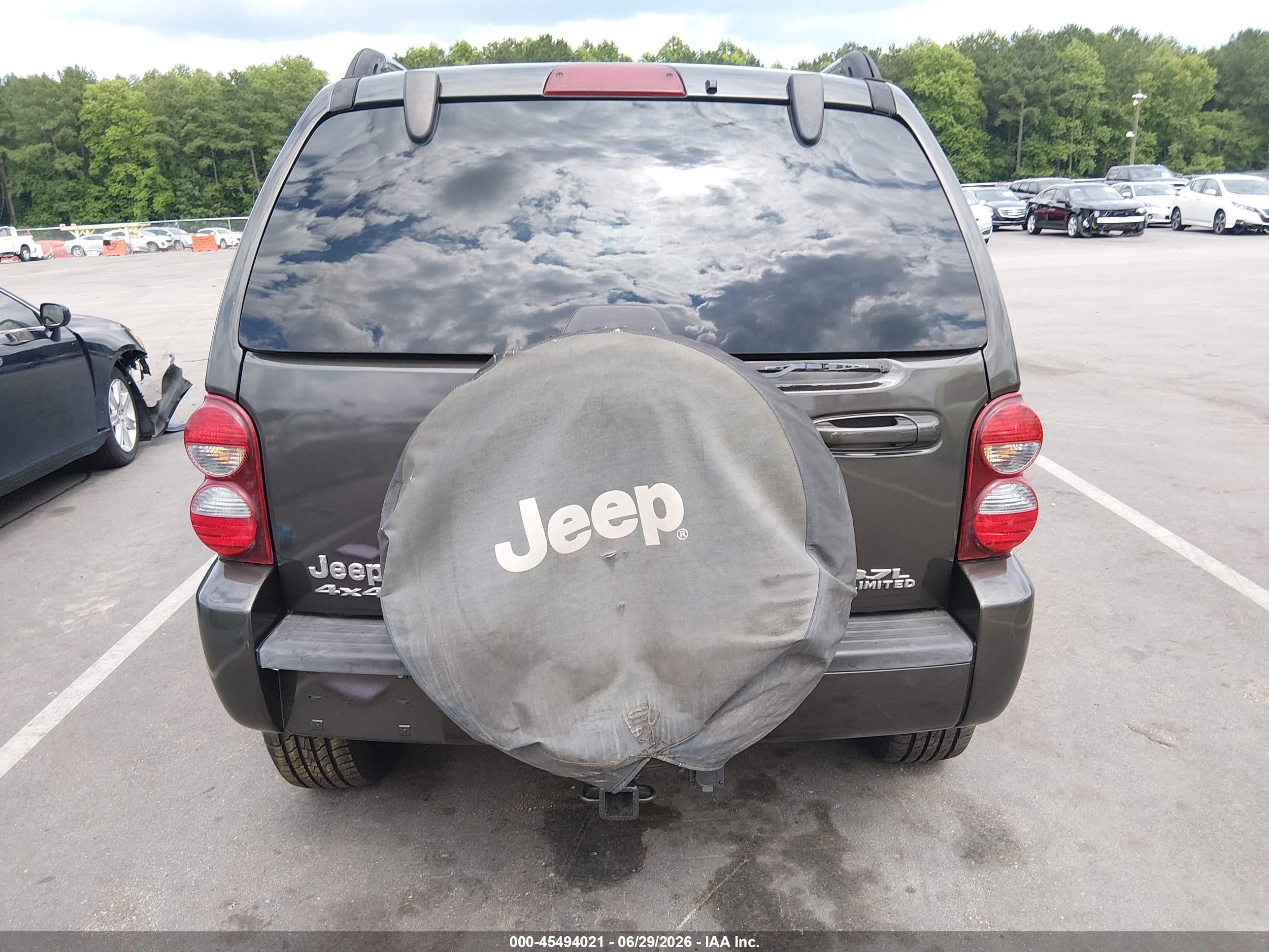 2005 Jeep Liberty Limited Edition Gray vin: 1J4GL58K05W516768