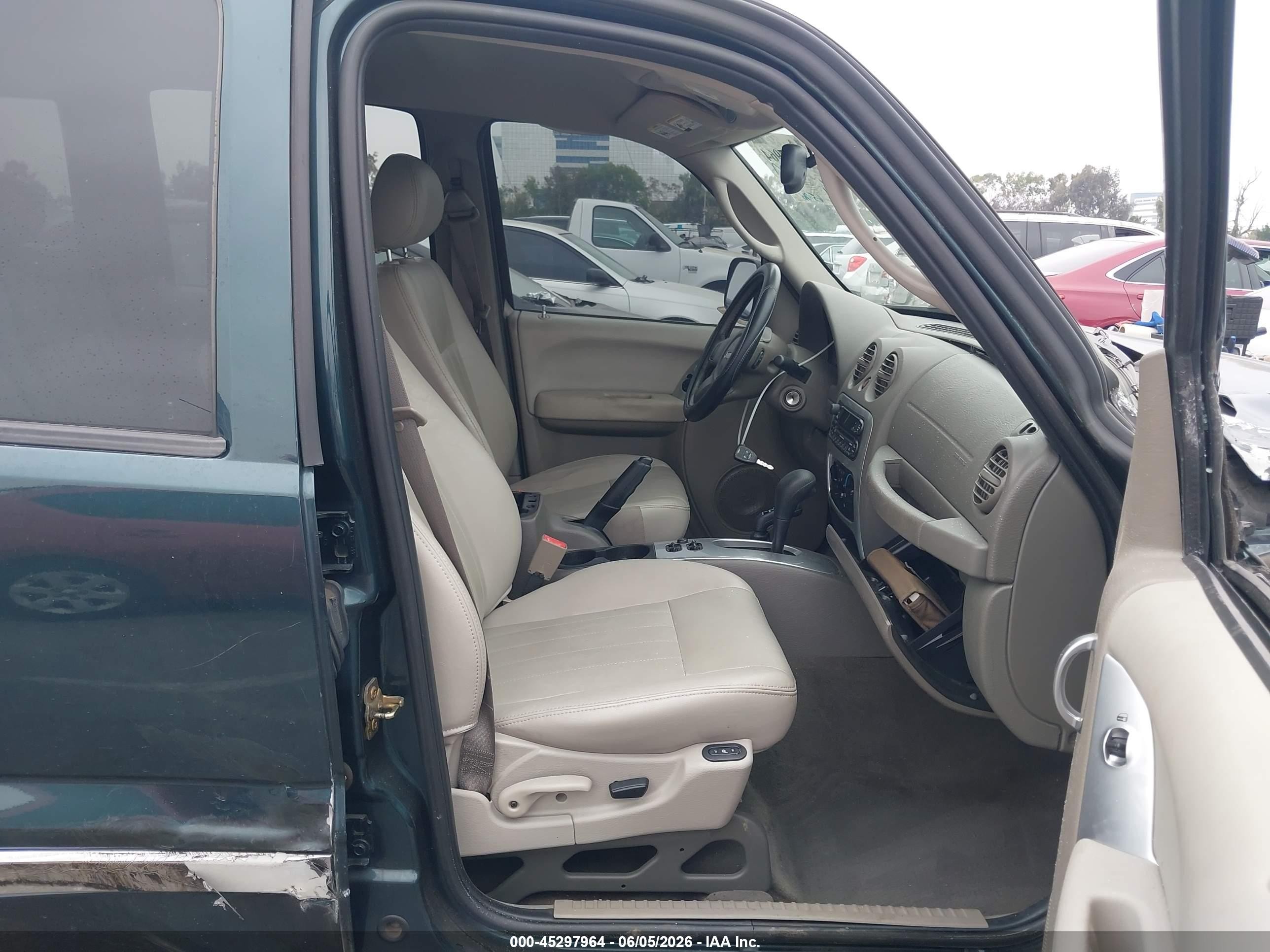 2005 Jeep Liberty Limited Edition Green vin: 1J4GL58K05W577604