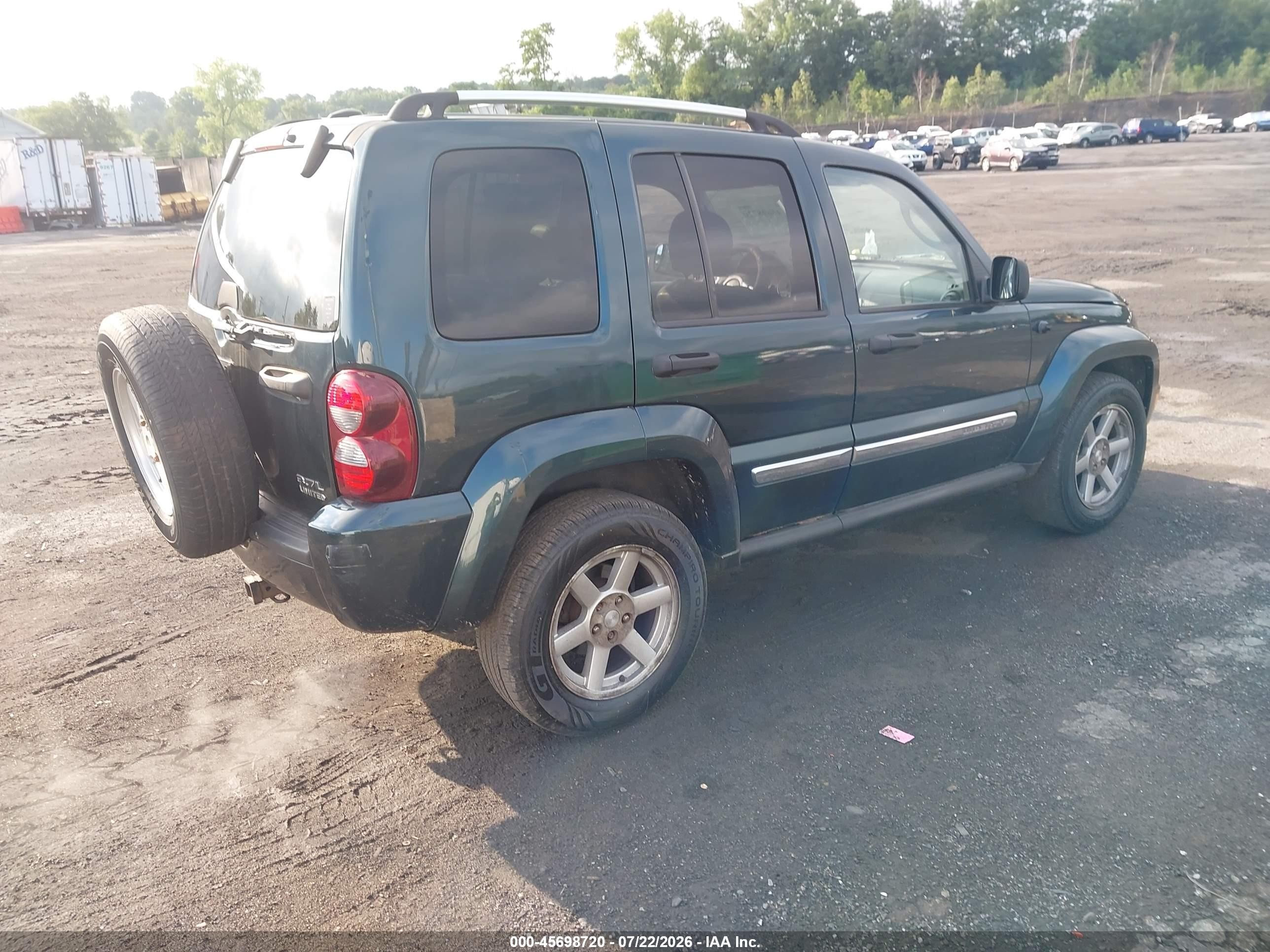 2005 Jeep Liberty Limited Edition Green vin: 1J4GL58K15W631315