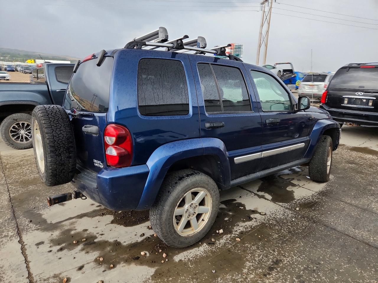 2005 Jeep Liberty Limited Blue vin: 1J4GL58K15W650852