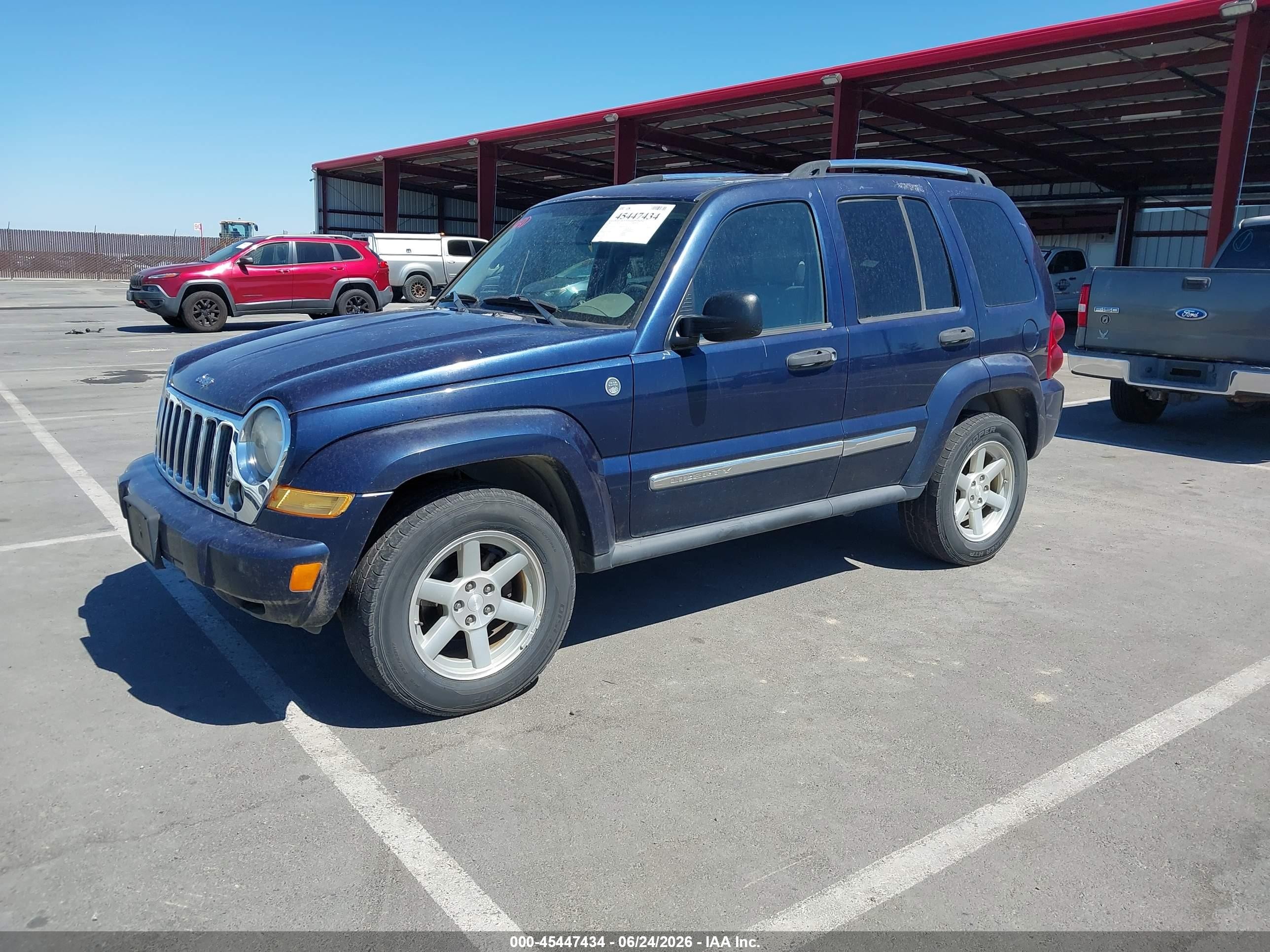 2006 Jeep Liberty Limited Blue vin: 1J4GL58K16W178346