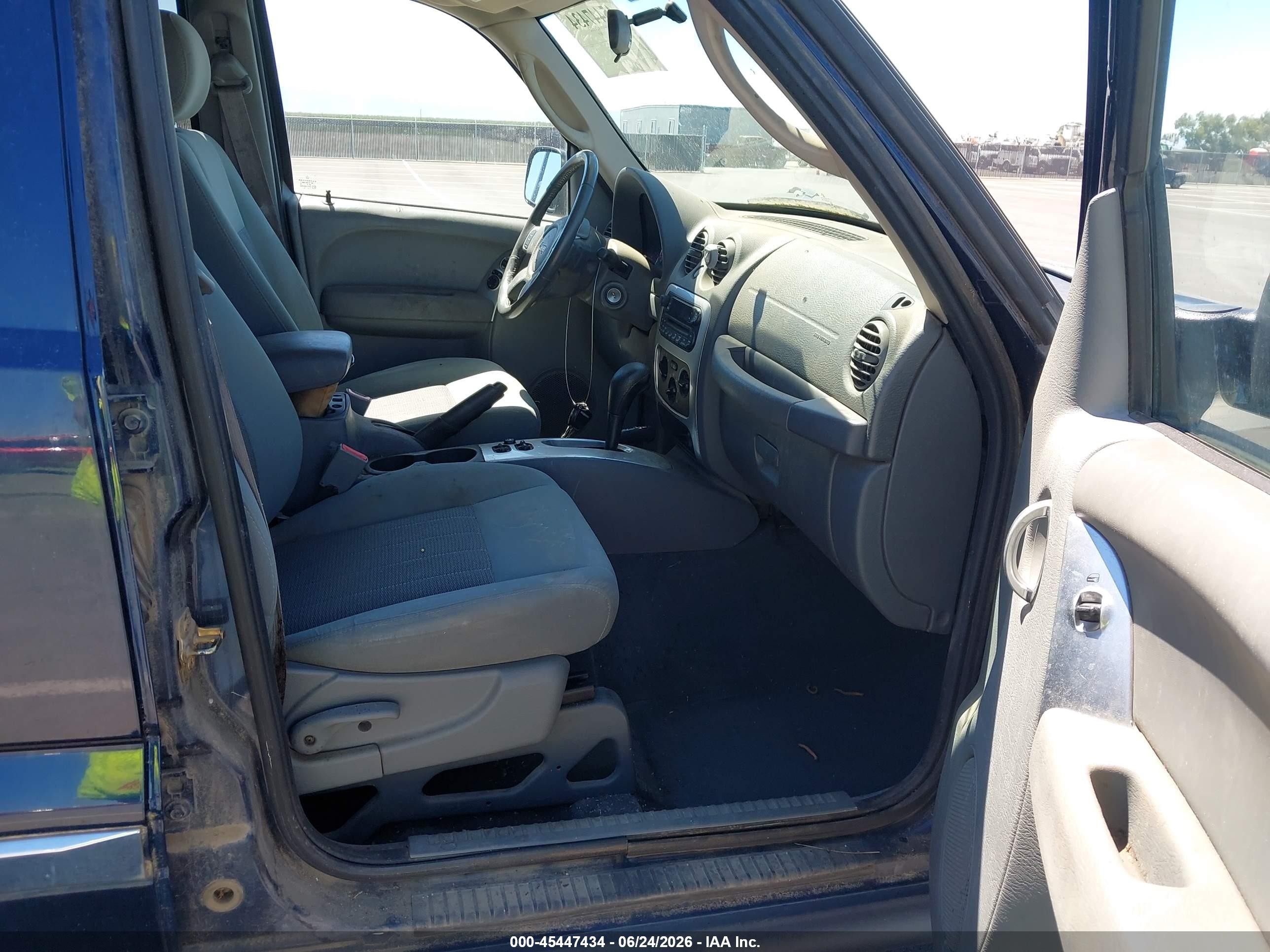 2006 Jeep Liberty Limited Blue vin: 1J4GL58K16W178346