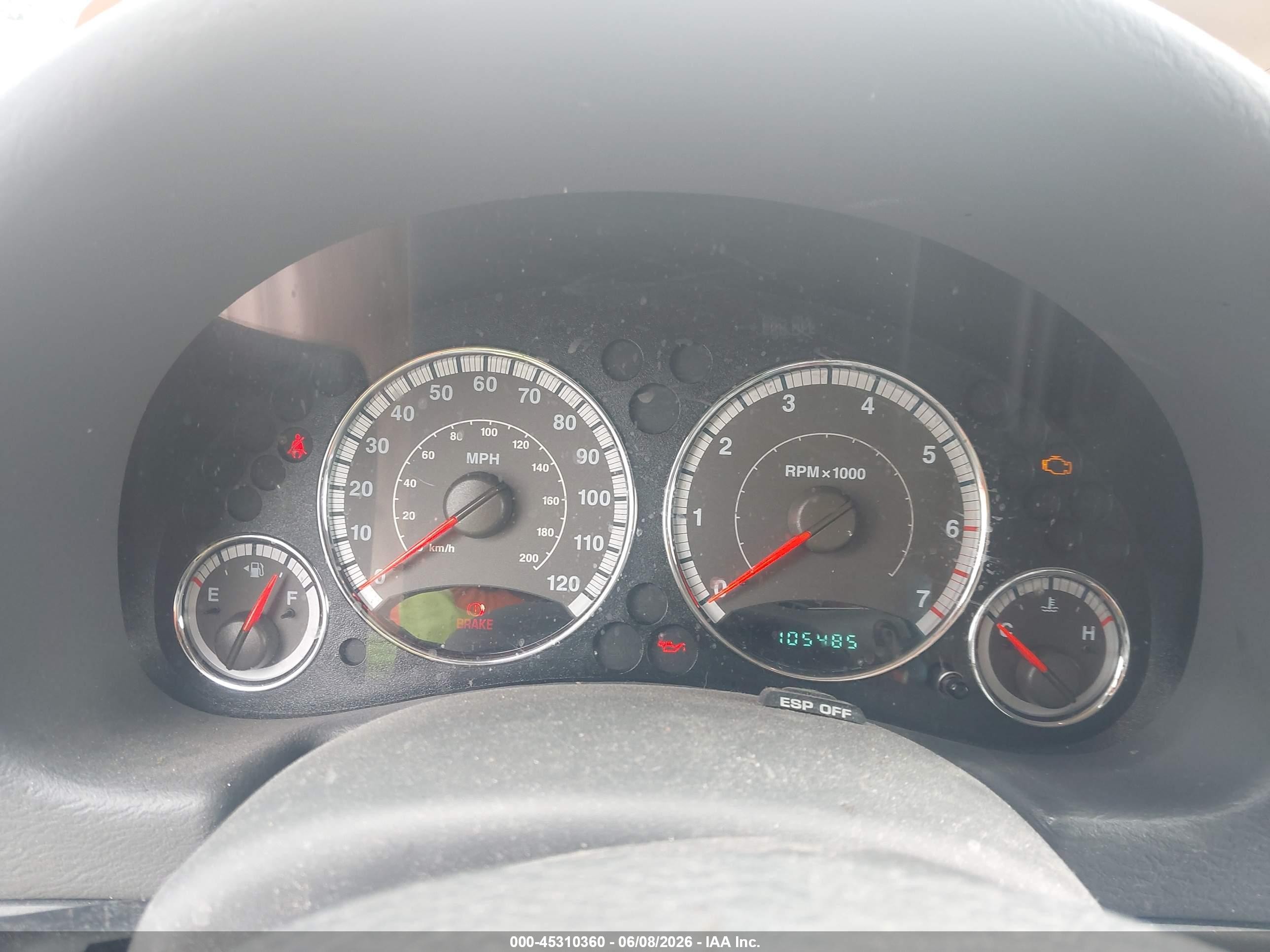 2006 Jeep Liberty Limited Edition Red vin: 1J4GL58K16W183482