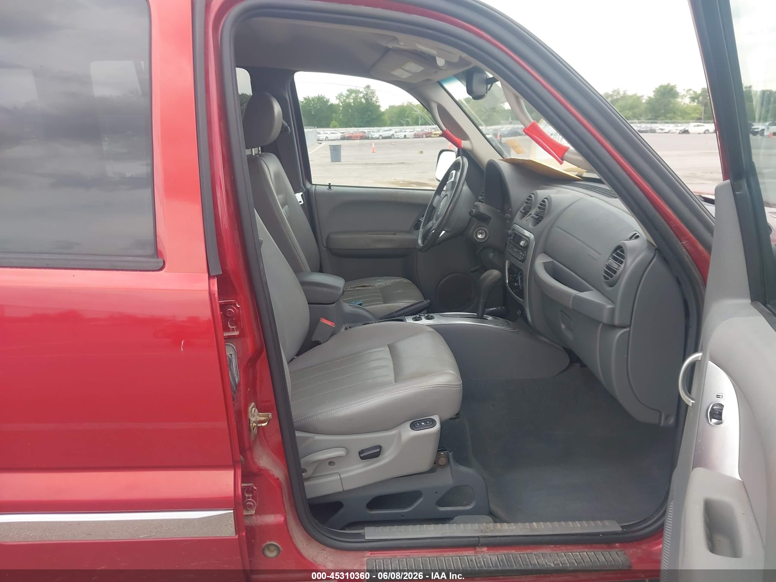 2006 Jeep Liberty Limited Edition Red vin: 1J4GL58K16W183482