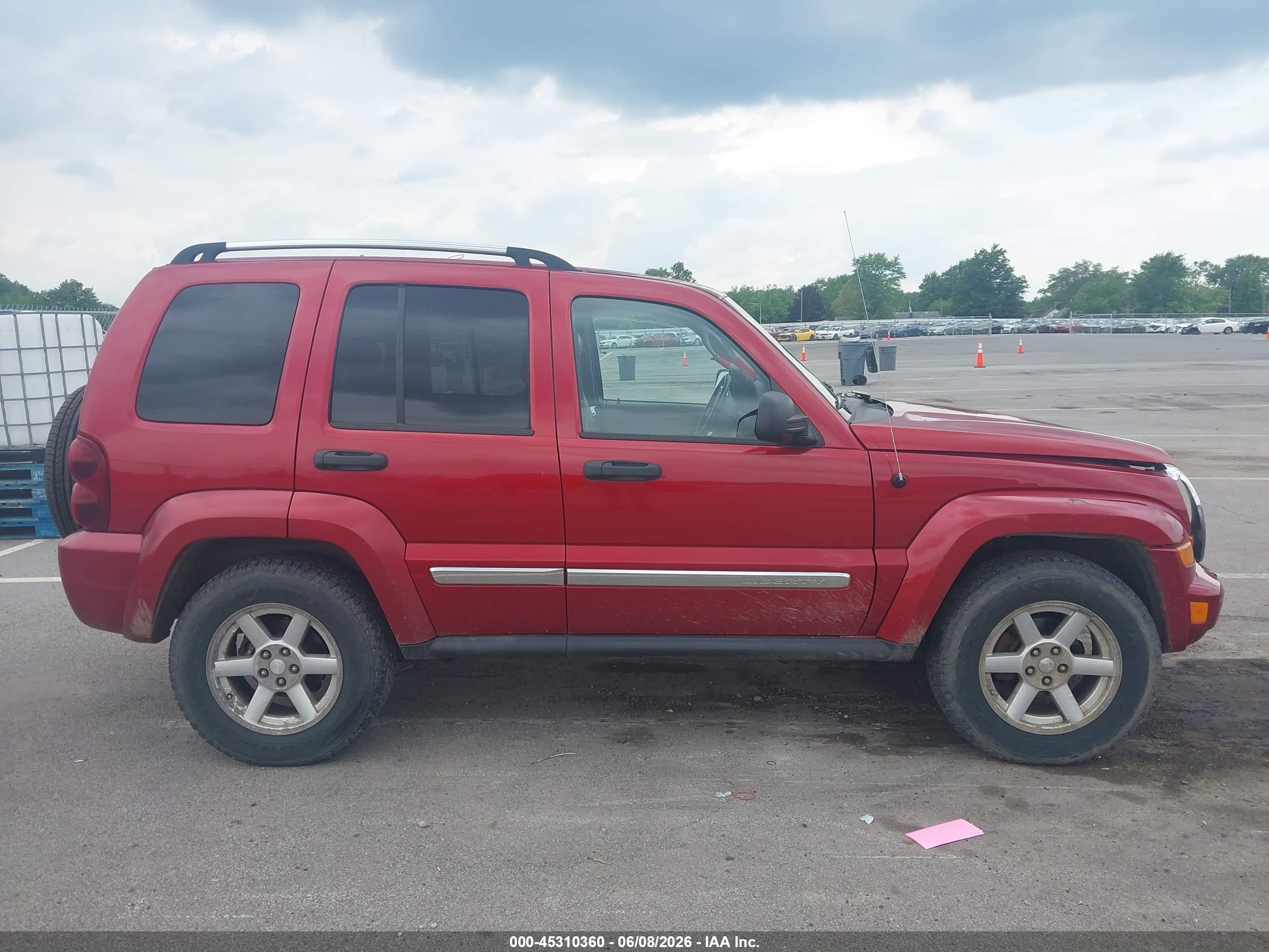 2006 Jeep Liberty Limited Edition Red vin: 1J4GL58K16W183482