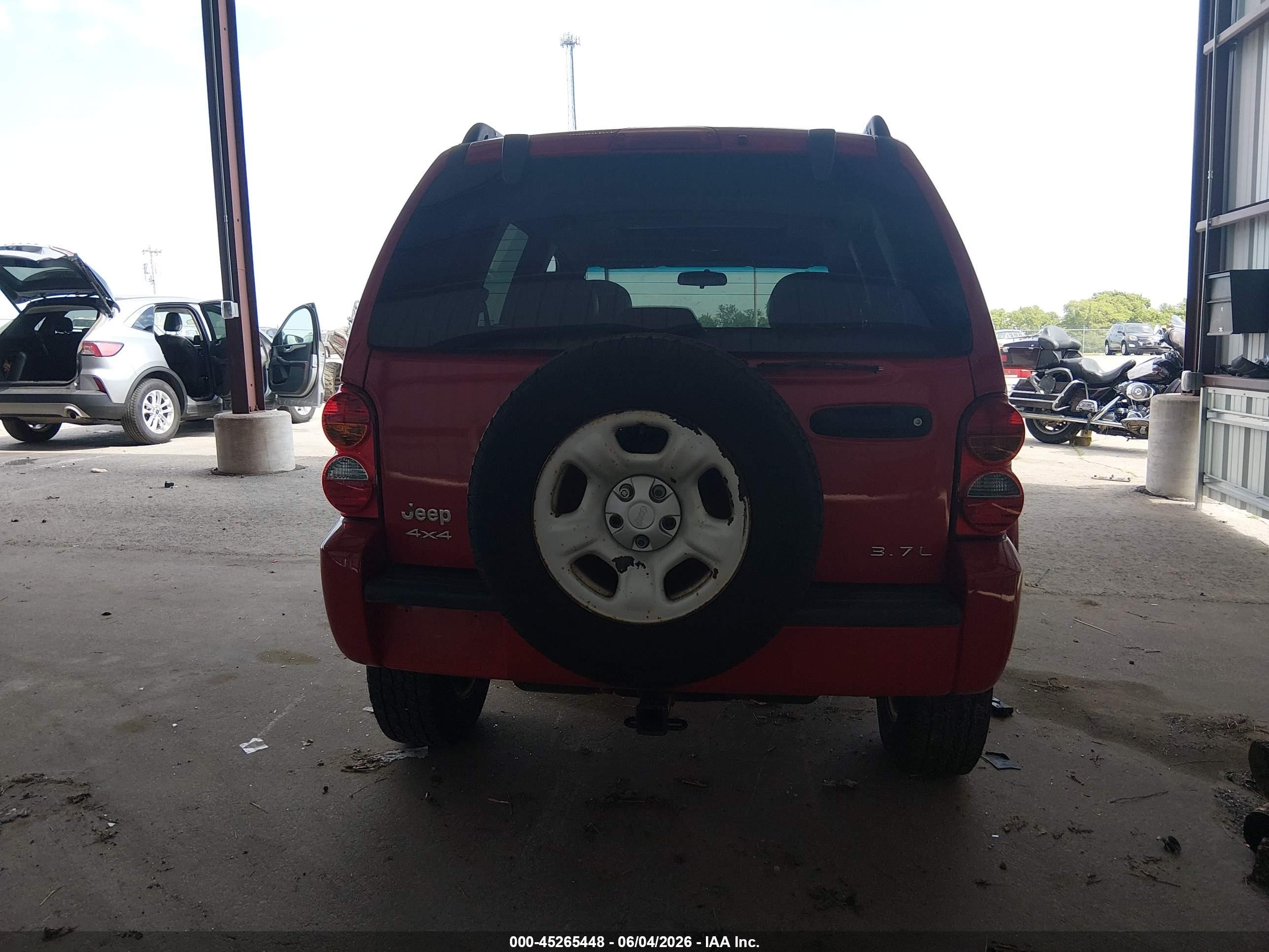 2002 Jeep Liberty Limited Edition Red vin: 1J4GL58K22W304126